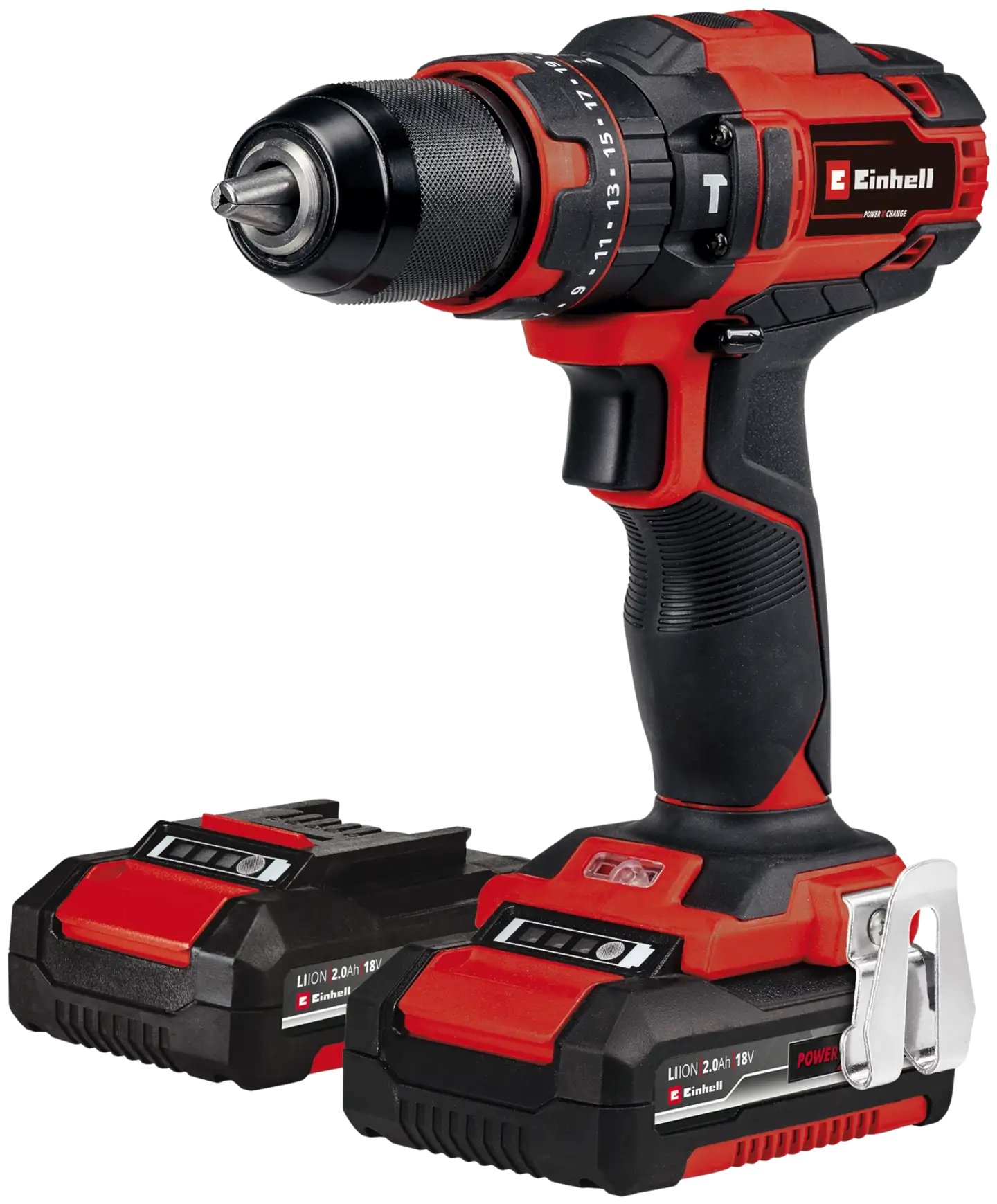 Einhell akkuiskuporakone TE-CD 18/40 Li-i +64 2 x 2,0 Ah - 1