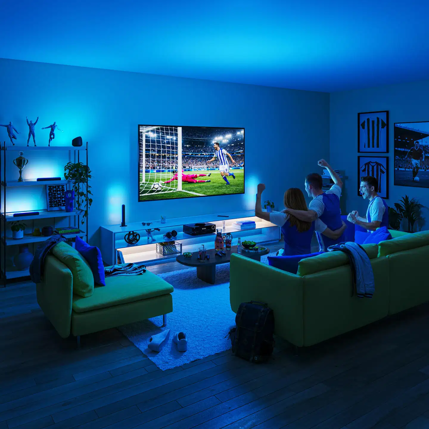 Philips Smart Lighting Gradient RGBIC -valopalkit musta 30 cm 2 kpl - 7