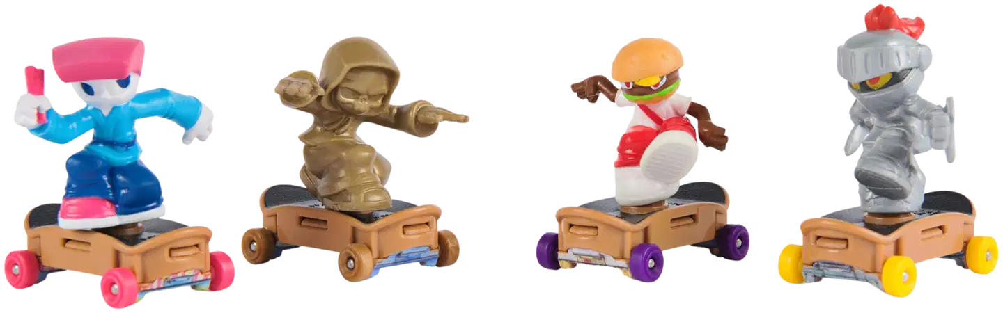 Tech Deck Free Riders 4 paketti - 7