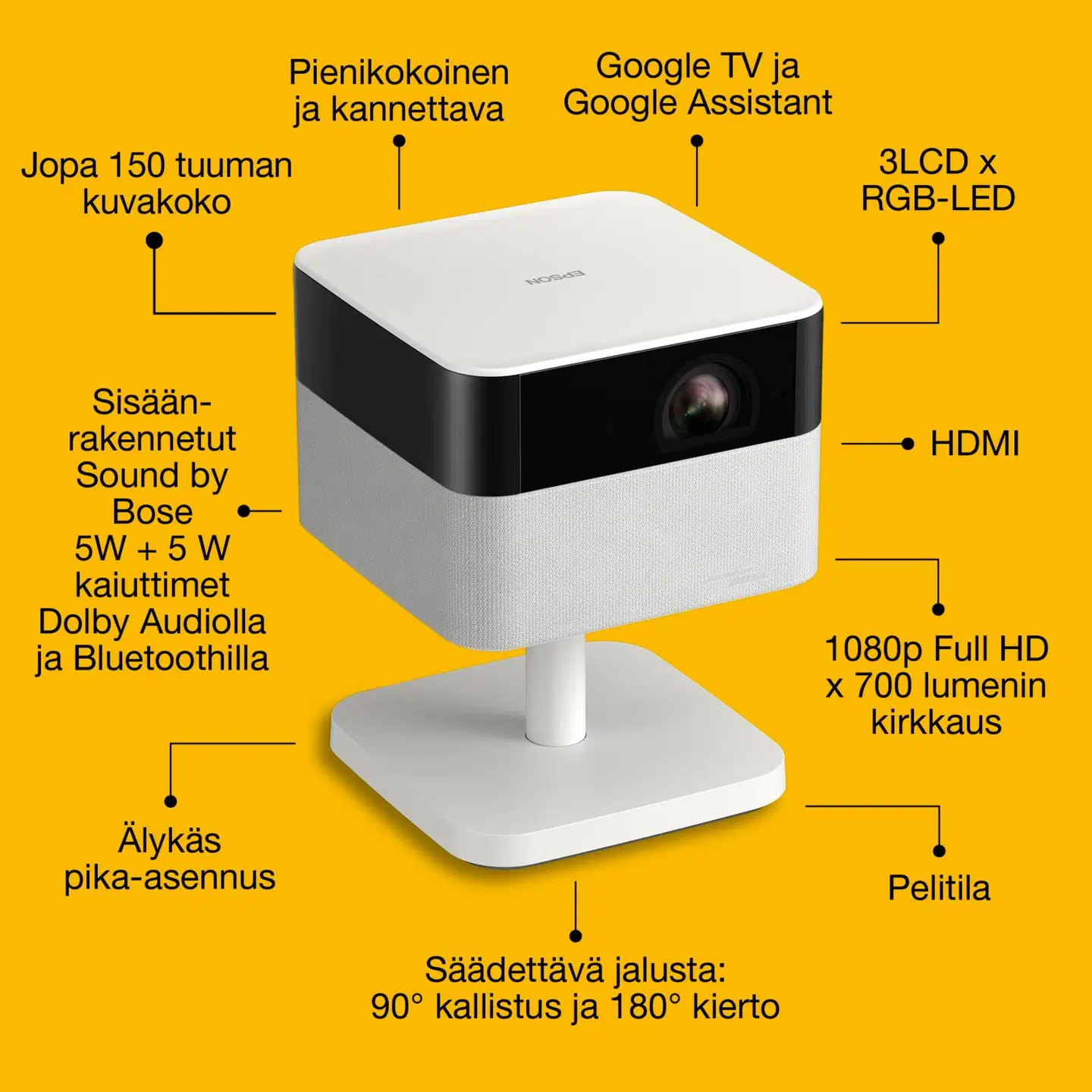 Epson Lifestudio Flex -projektori EF-71 - 2