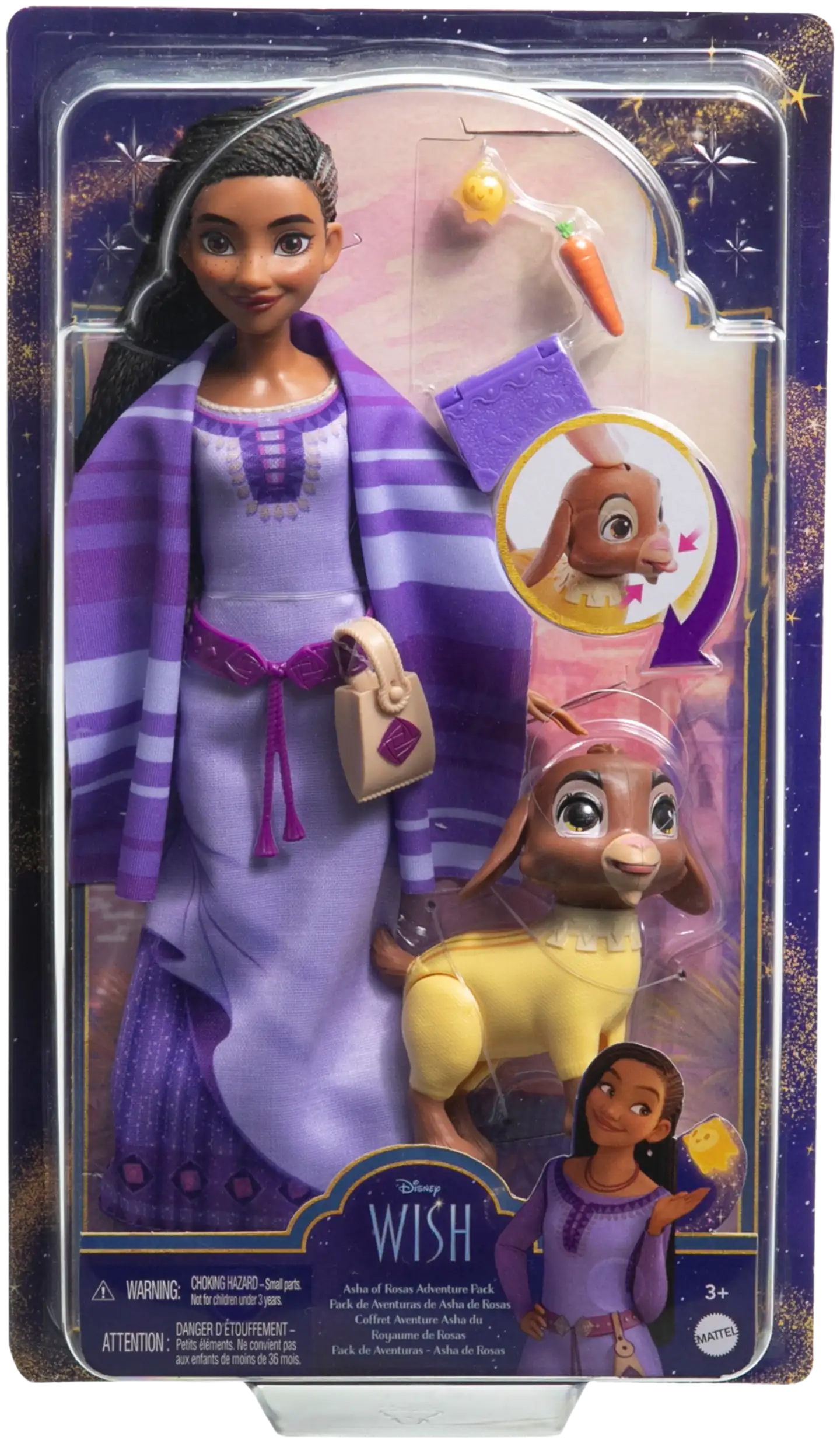 Disney Princess Wish Hero Doll Travel Pack Hpx25 - 1