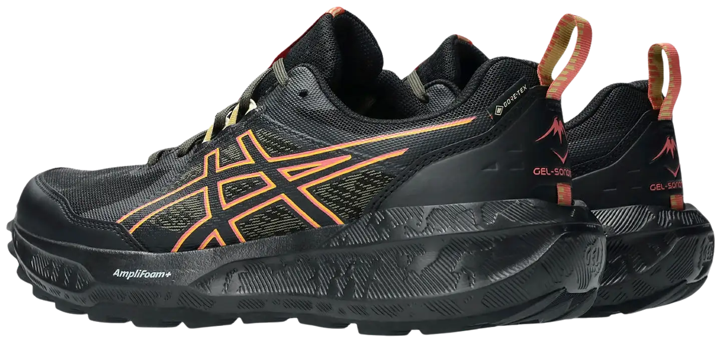 ASICS naisten polkujuoksukengät GEL-Sonoma 8 GoreTex - black/dark pink clay - 4