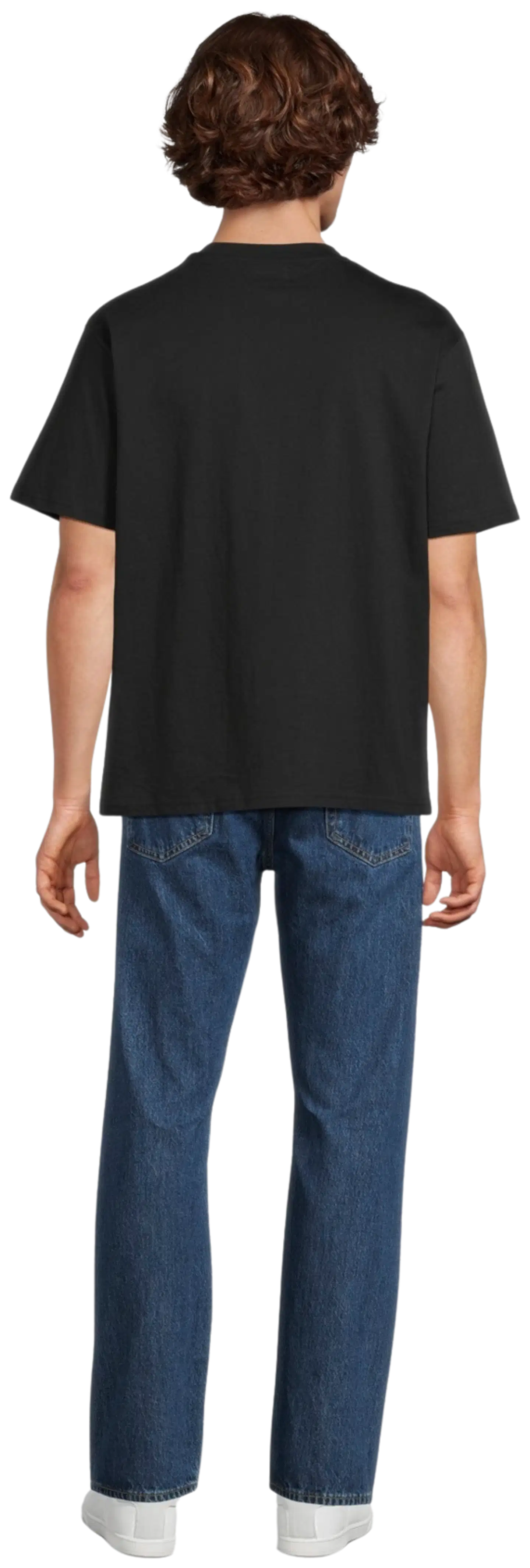 WKLY. miesten t-paita basic oversize 195W482406 - BLACK - 3