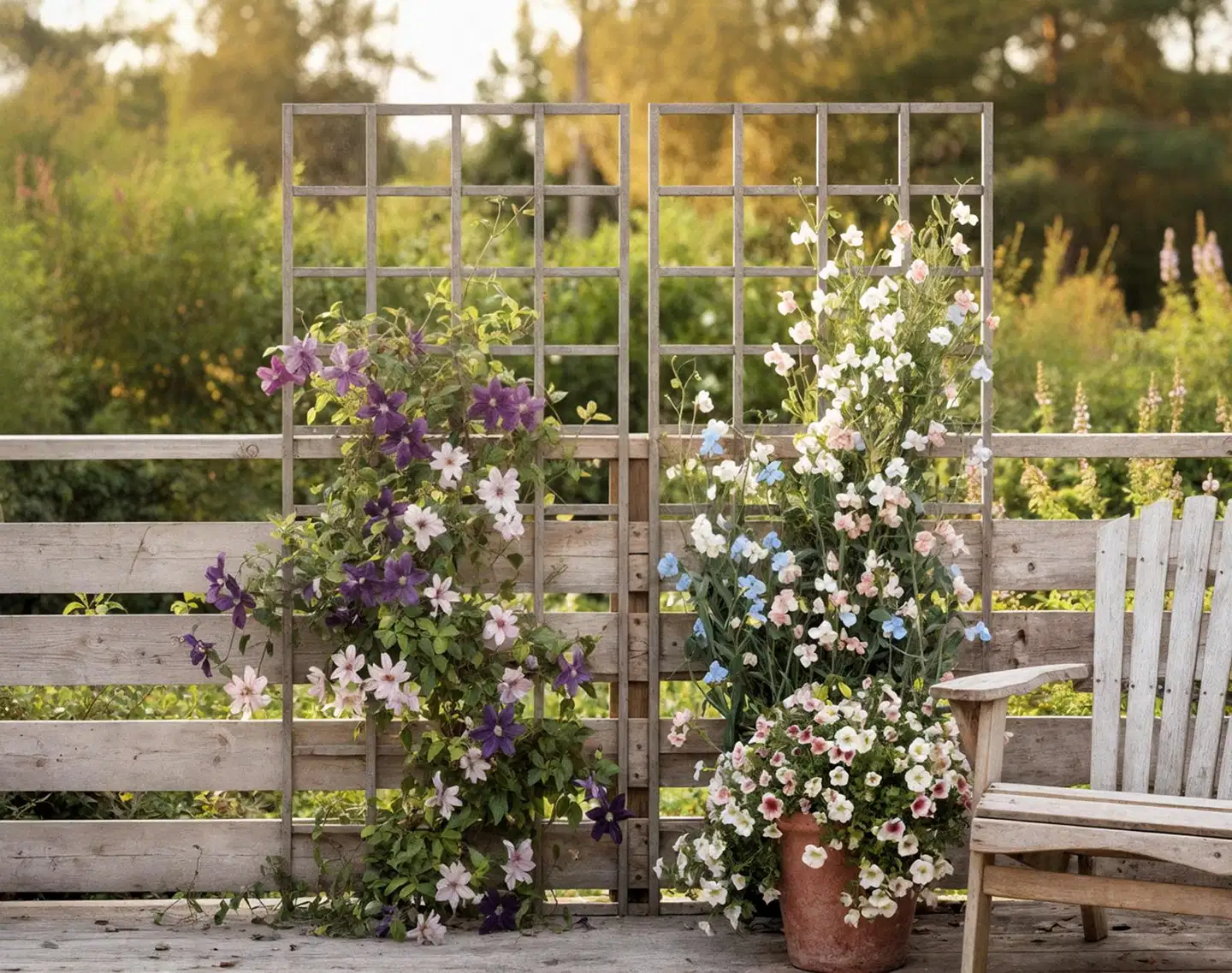 Köynnösritilä, vaalean harmaa, 80x180cm - 5