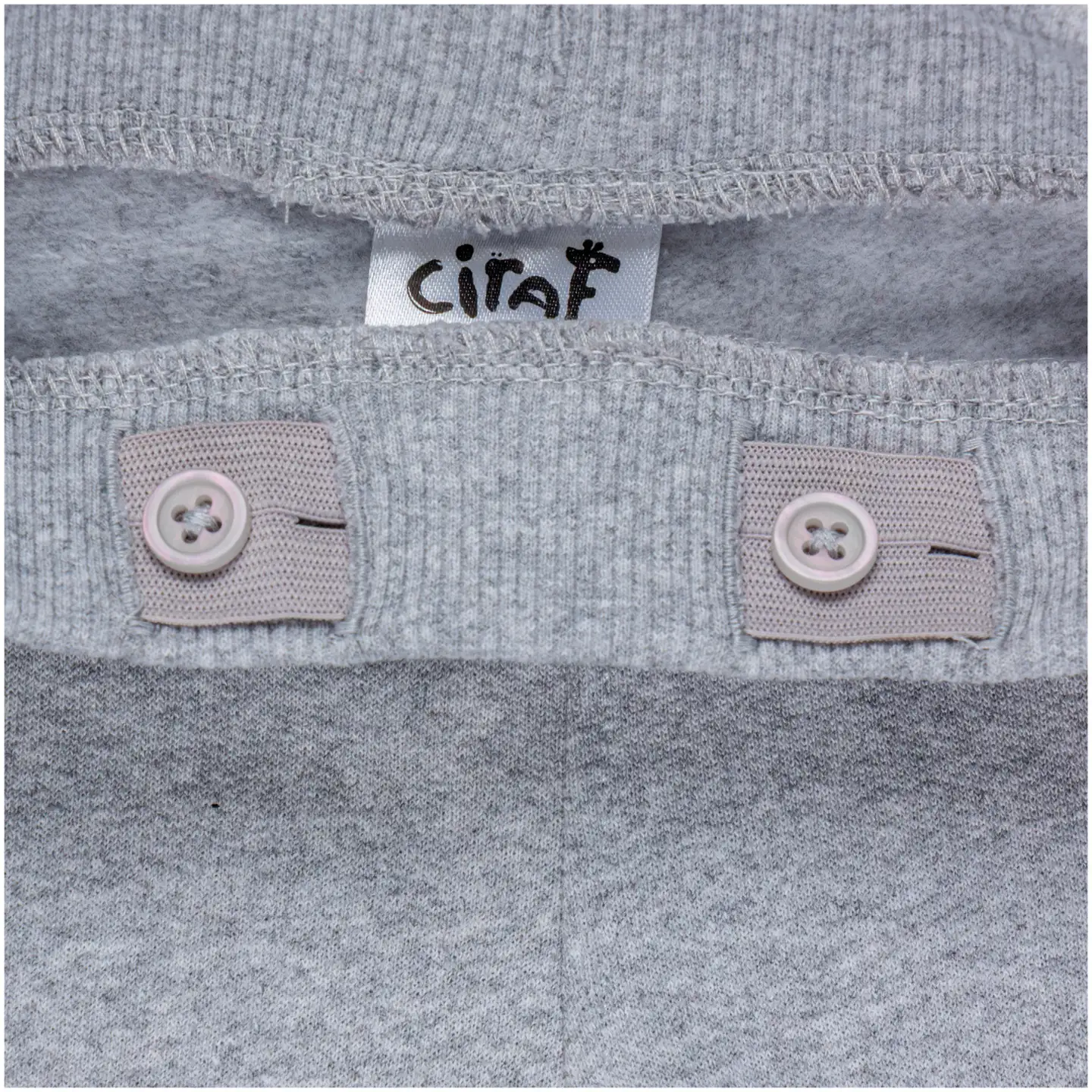 Ciraf vauvojen collegehousut CYCLO® 250B252904 - Lt grey melange - 3