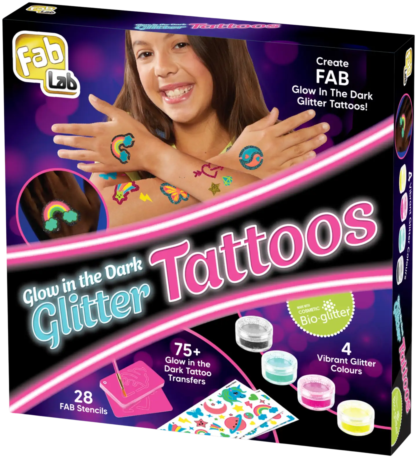 Fablab Pimeässä Hohtavat Tatuoinnit - 2