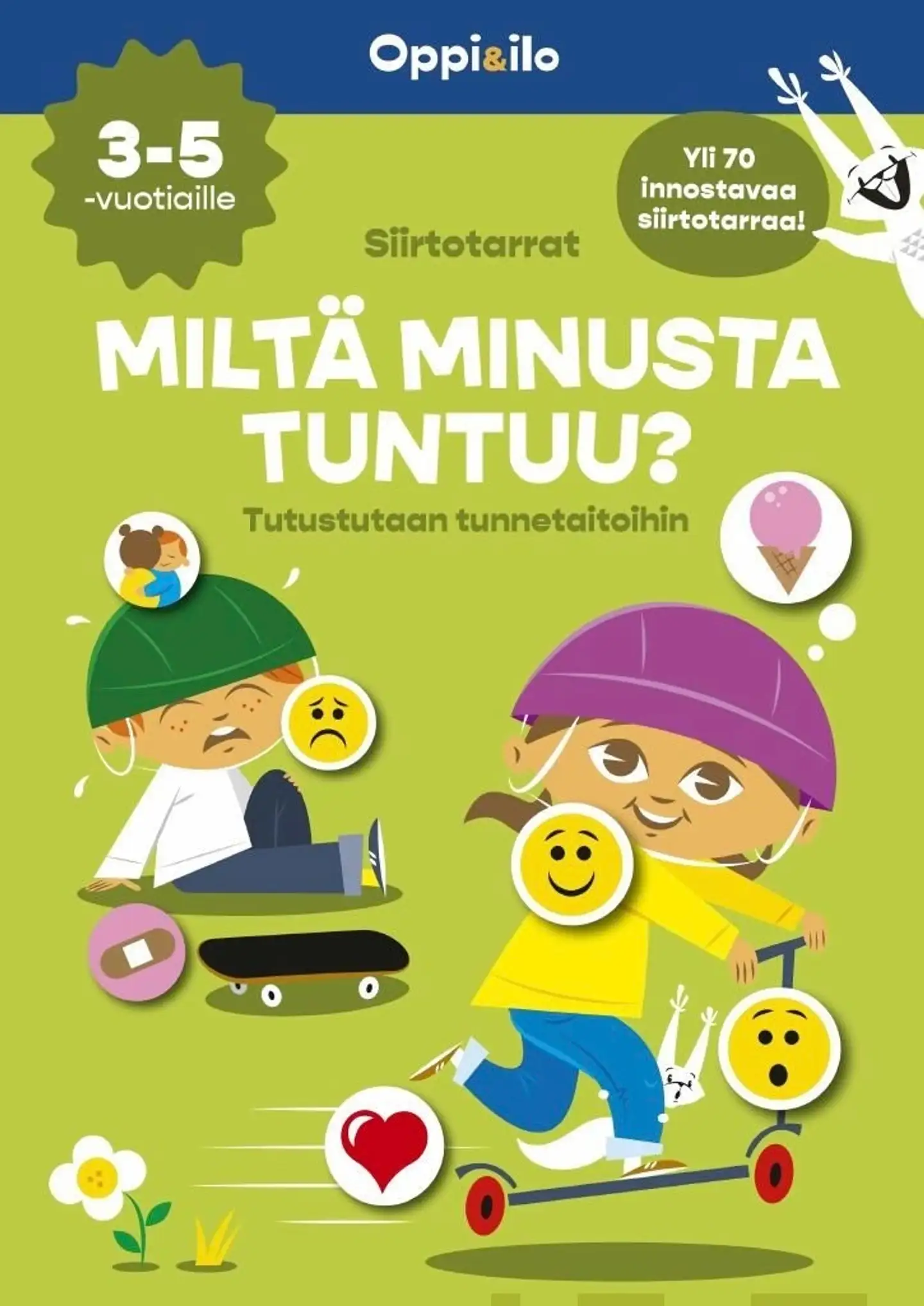 Siirtotarrat Miltä minusta tuntuu? 3-5 v - Tutustutaan tunnetaitoihin