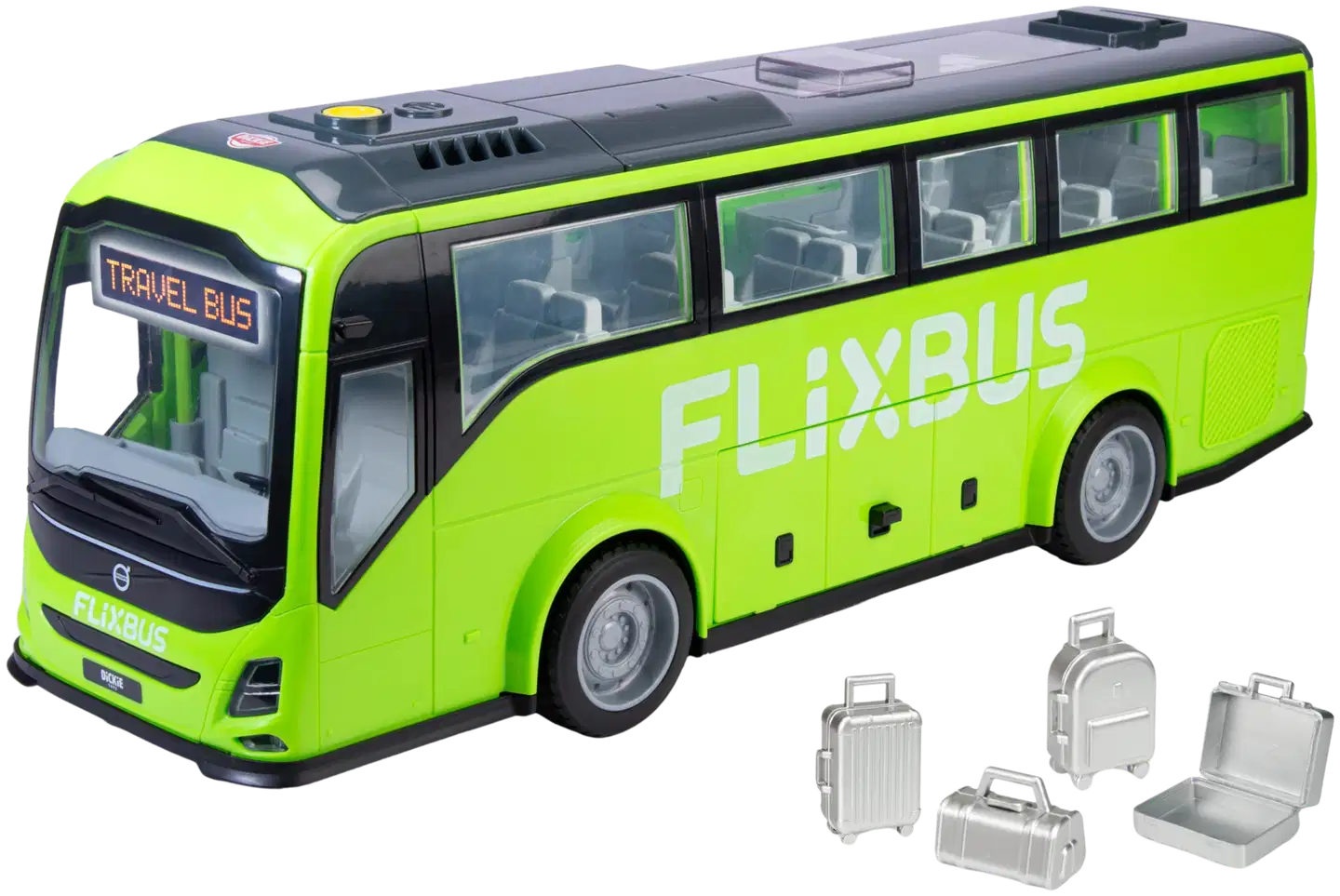 Dickie Toys - Flixbus, 54 cm, 1:16, valo- ja äänitehostein - 2