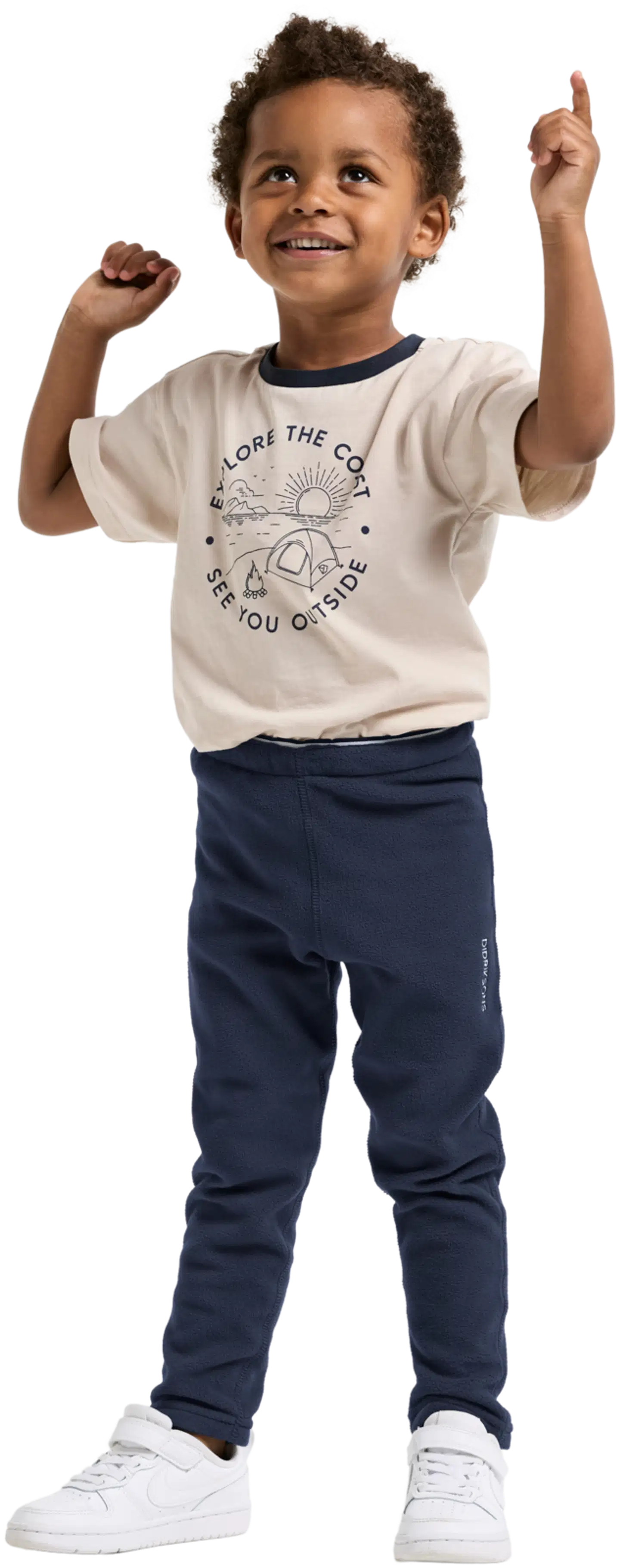 Didriksons  lasten fleecehousut Monte - Navy - 3
