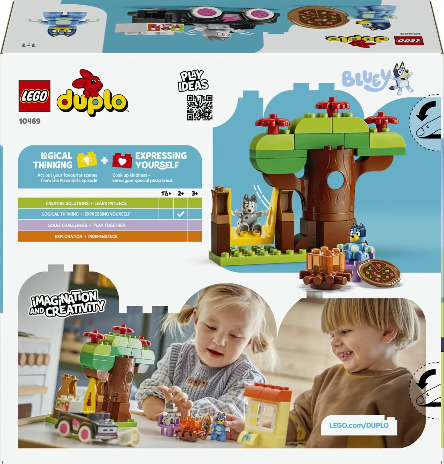 LEGO® DUPLO Bluey 10469 Muhvi ja Tuuri pizzatyttöinä - 4
