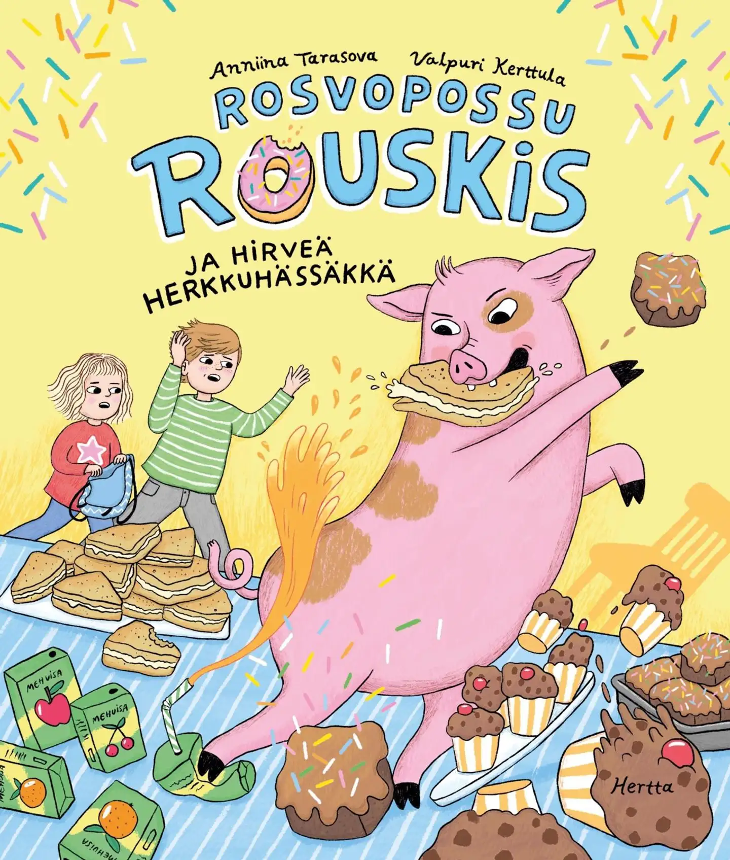 Anniina Tarasova & Valpuri Kerttula: Rosvopossu Rouskis ja hirveä herkkuhässäkkä – Rosvopossu Rouskis 1