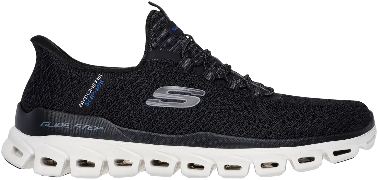Skechers miesten vapaa-ajan lenkkari Glide-Step Noxus Black - Black - 3