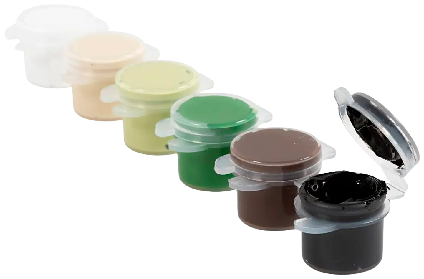 Creativ Company plus color -ask.maali luonnonrusk. 6x5ml - 4