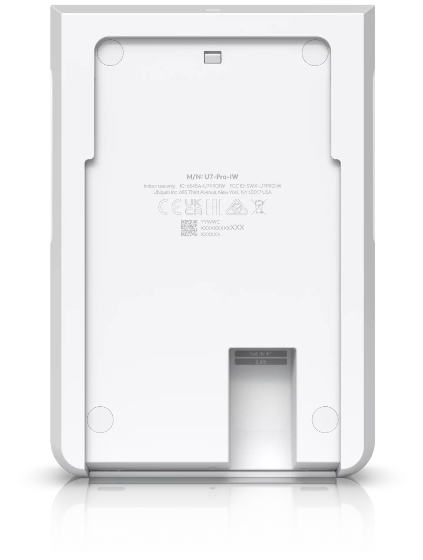 Ubiquiti seinään asennettava WiFi 7 -tukiasema 6 GHz -tuella U7-PRO-WALL - 4