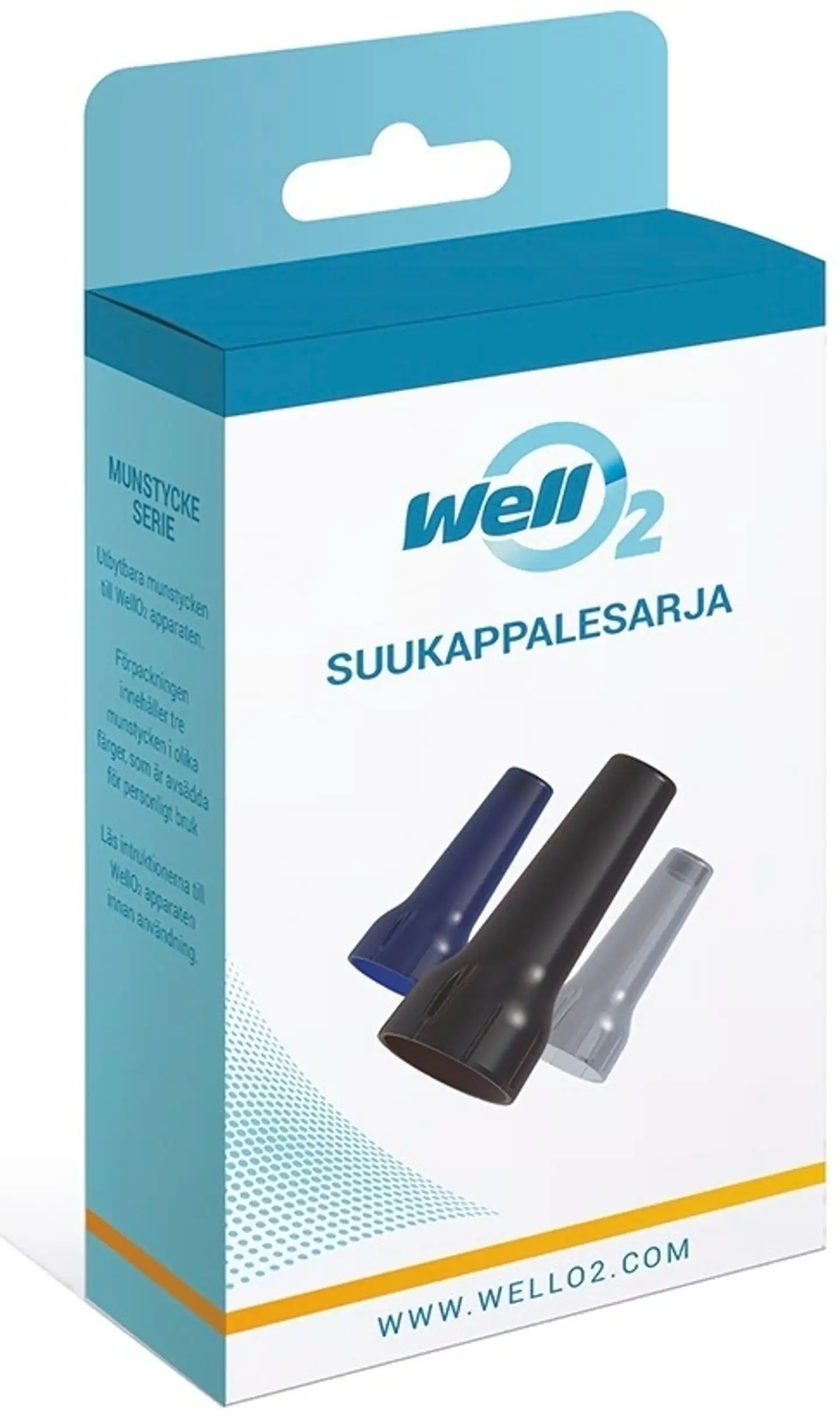 WellO2 Suukappalesarja 3kpl EU - 2