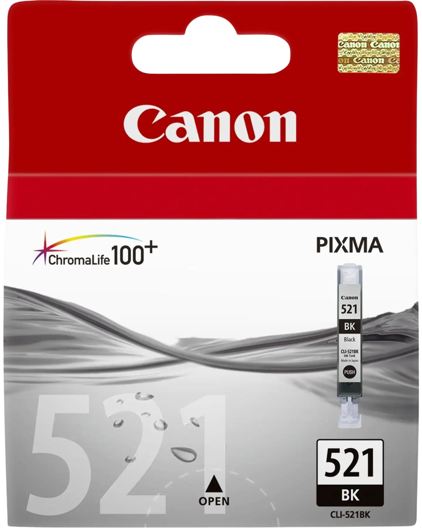 Canon CLI-521BK mustepatruuna musta