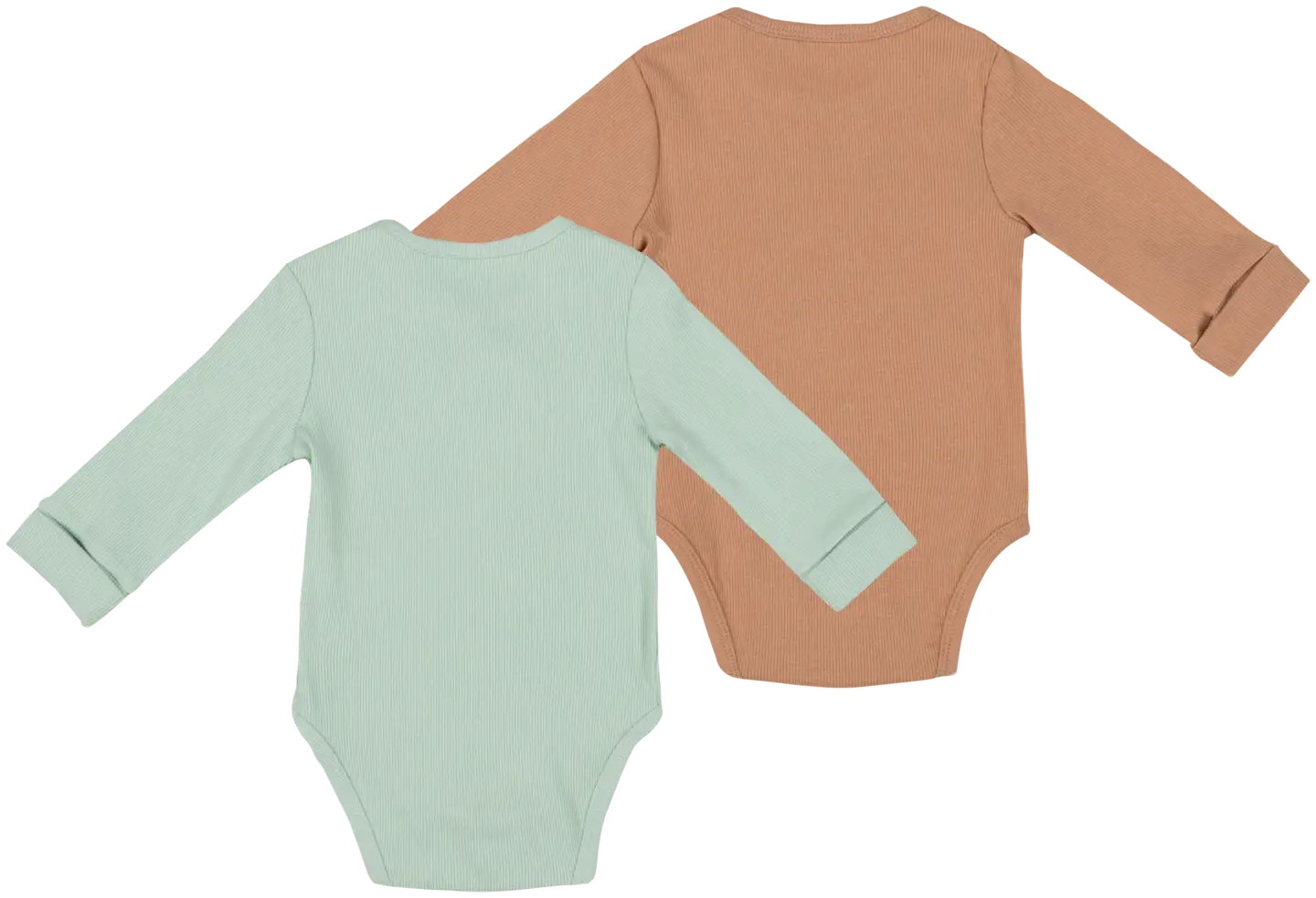 Ciraf vauvojen ribbibody 250B252922 2-pack - Surf Spray & Warm taupe - 2