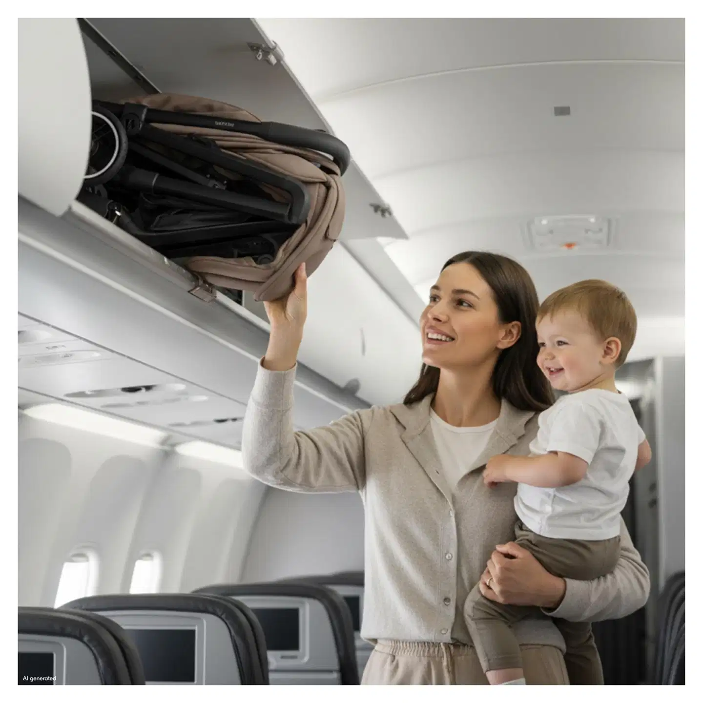 Hauck matkarattaat Fly N Care musta - 18