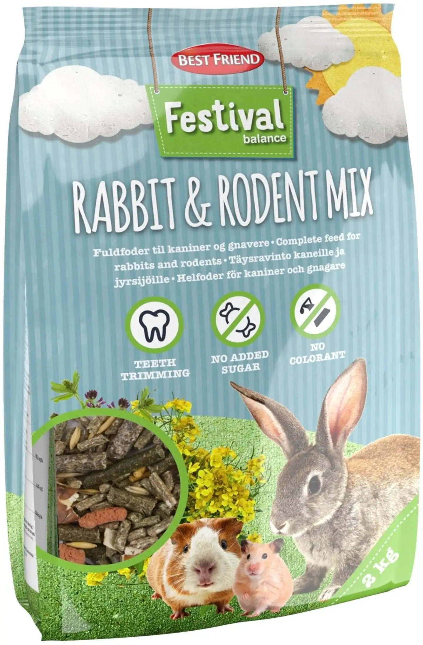 Best Friend Festival Balance Rabbit&Rodent mix 2kg