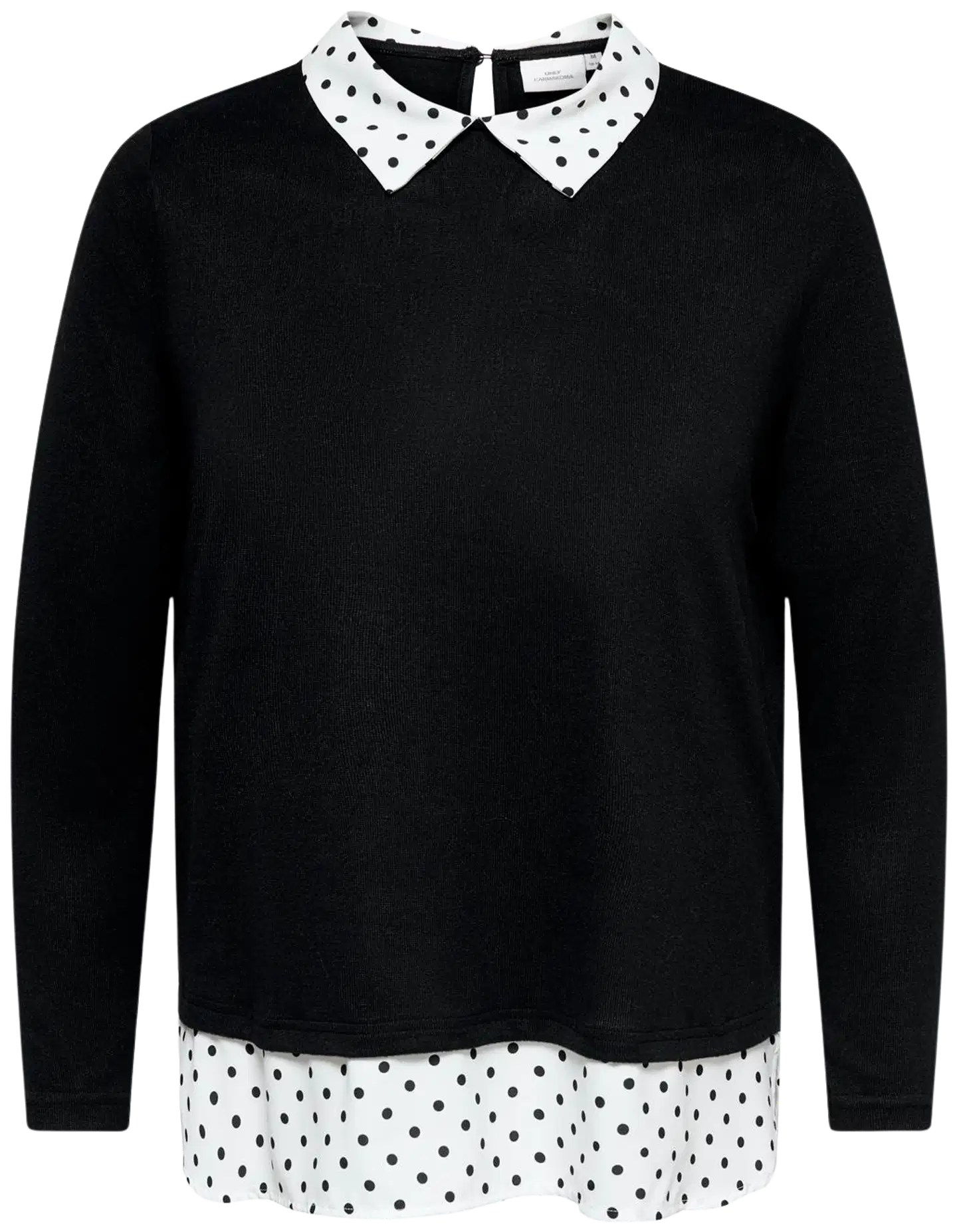 ONLY CARMAKOMA naisten neulepaita Caralba - Black - 1