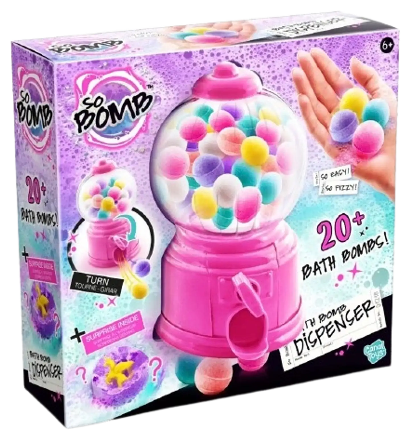 So Bomb kylpykuula-automaatti