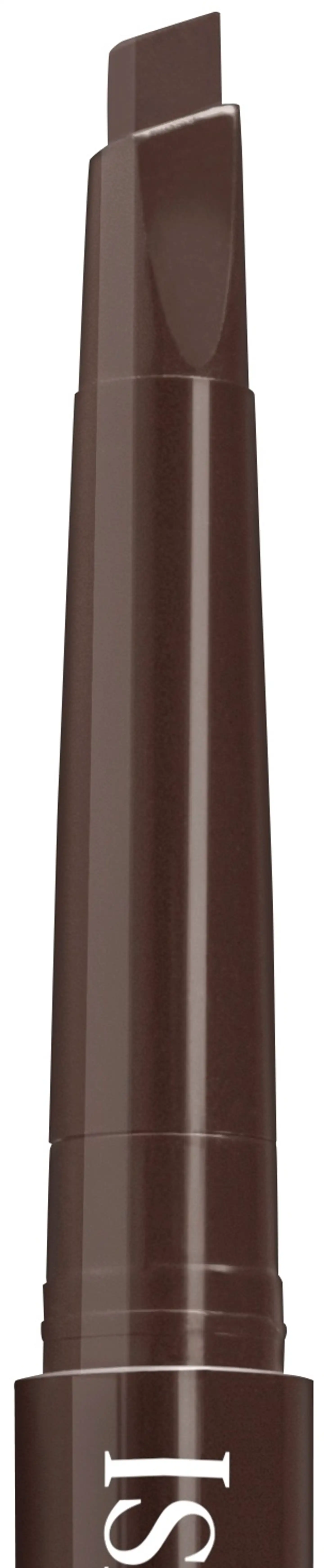 Isadora Sculpting Brow Pen With Brush kulmakynä 80 Dark Brown 0,2 g - 2