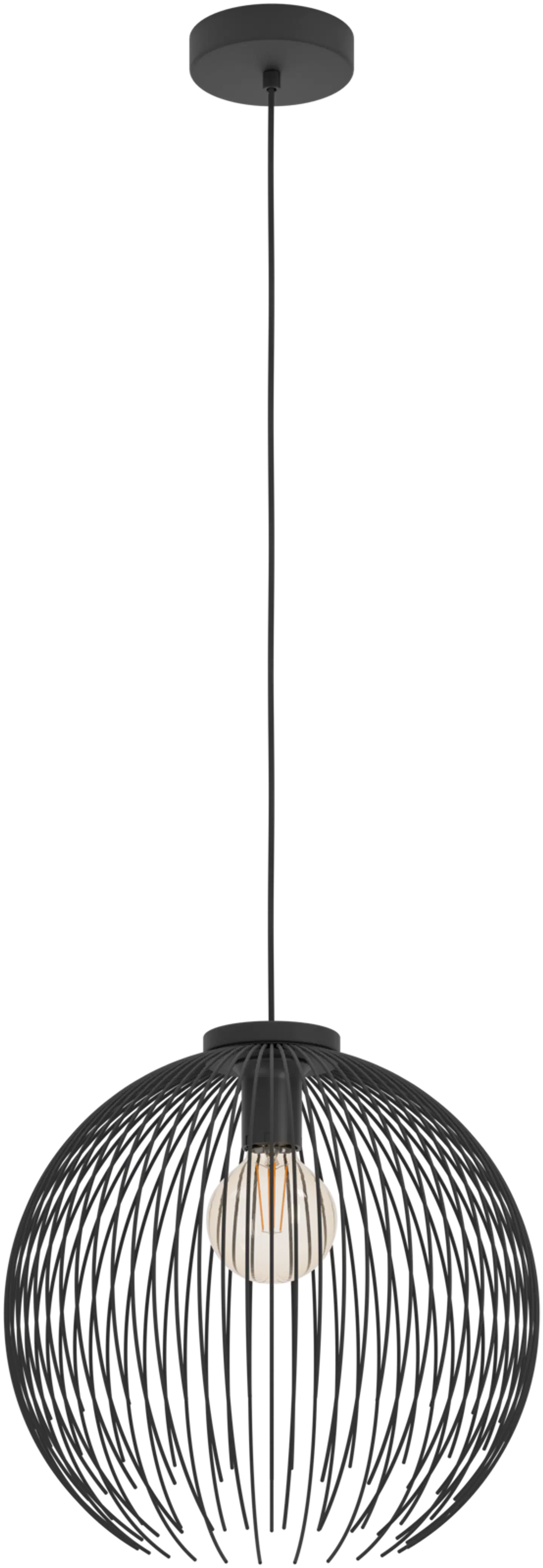 EGLO riippuvalaisin Venezuela E27 musta - 1