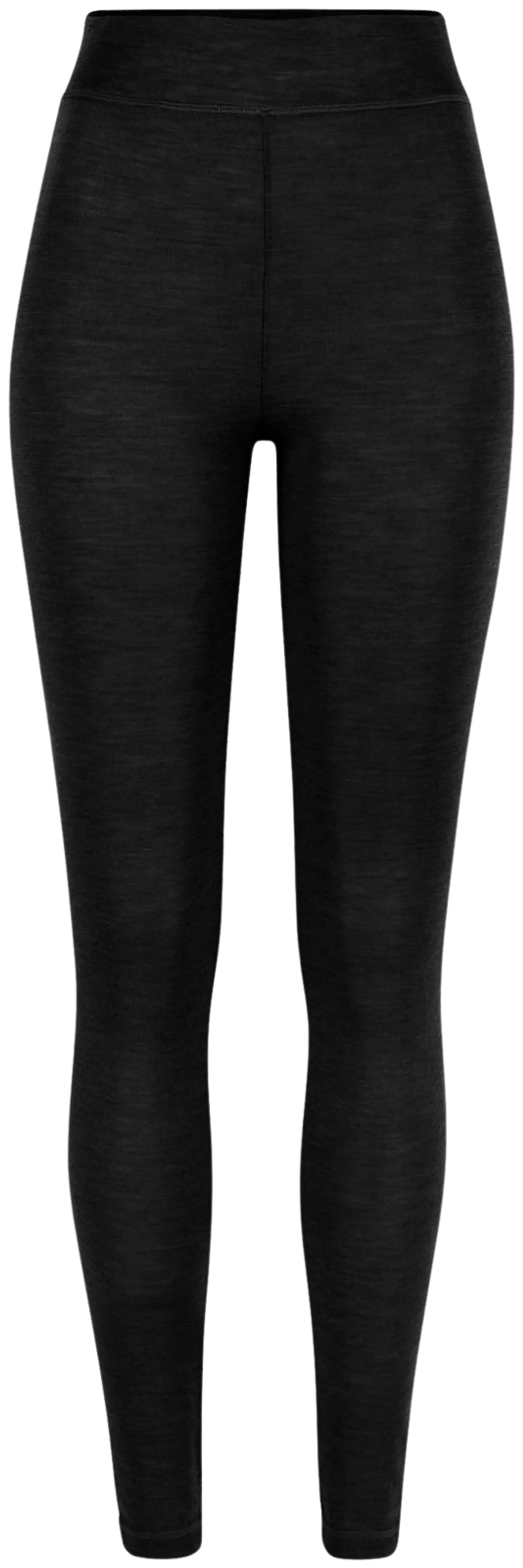 Pierre Robert naisten merinovilla leggingsit - BLACK MELANGE - 1