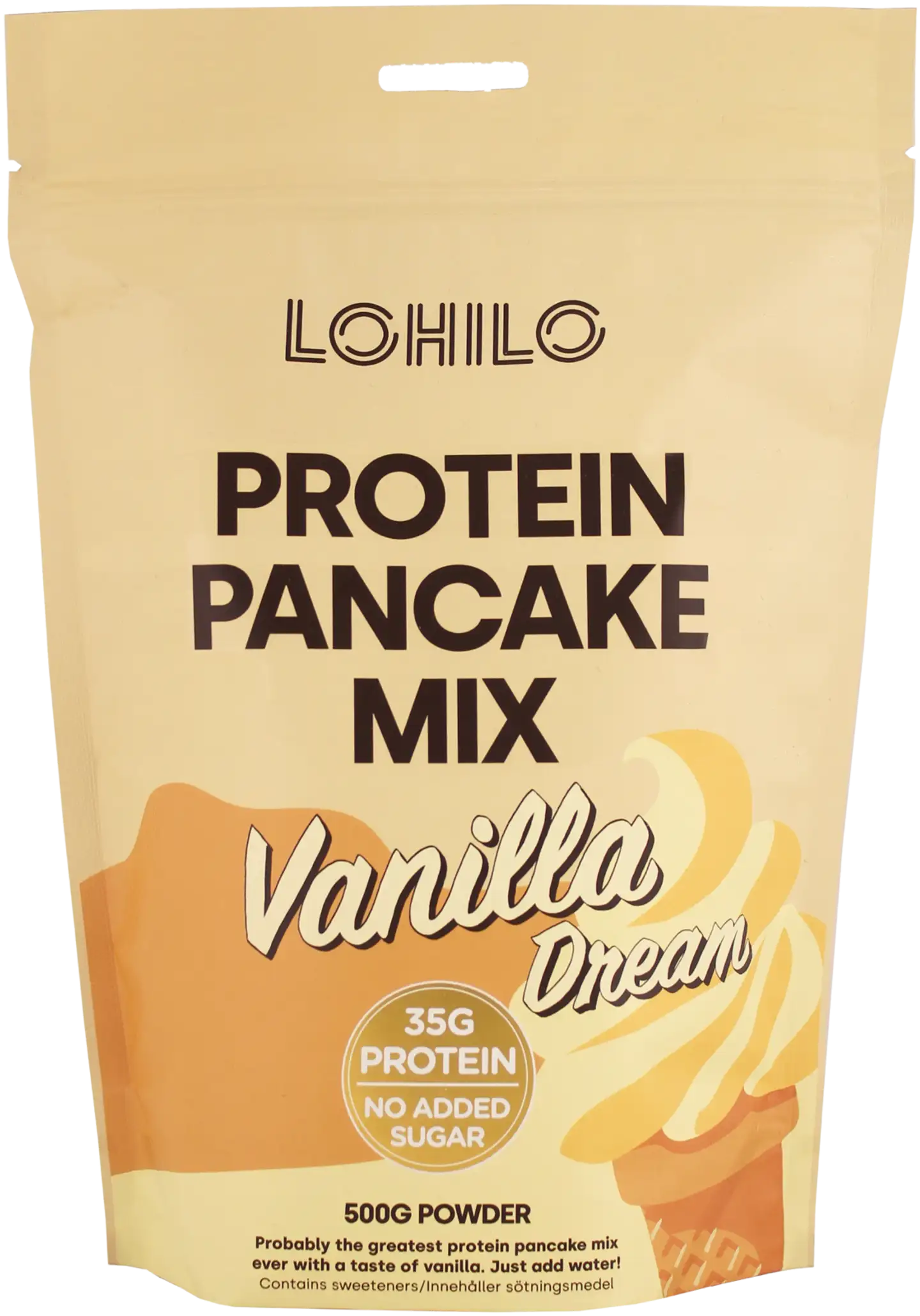 LOHILO Proteiinipannukakkujauhe Vanilla 500g