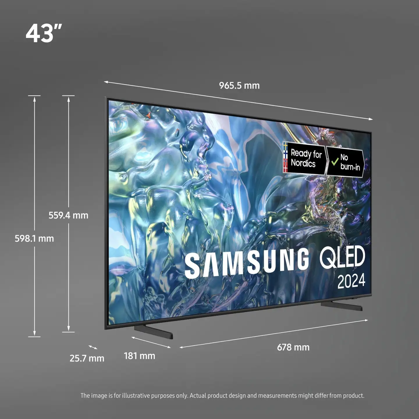 Samsung 43" 4K UHD QLED Smart TV TQ43Q60D - 3