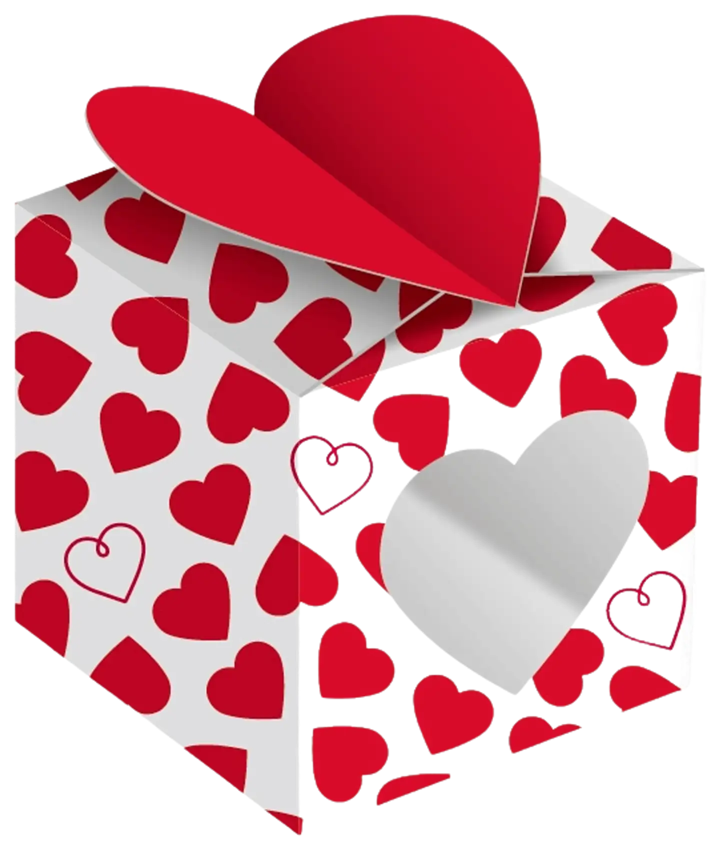 Lahjarasia sydän 4 kpl/pkt