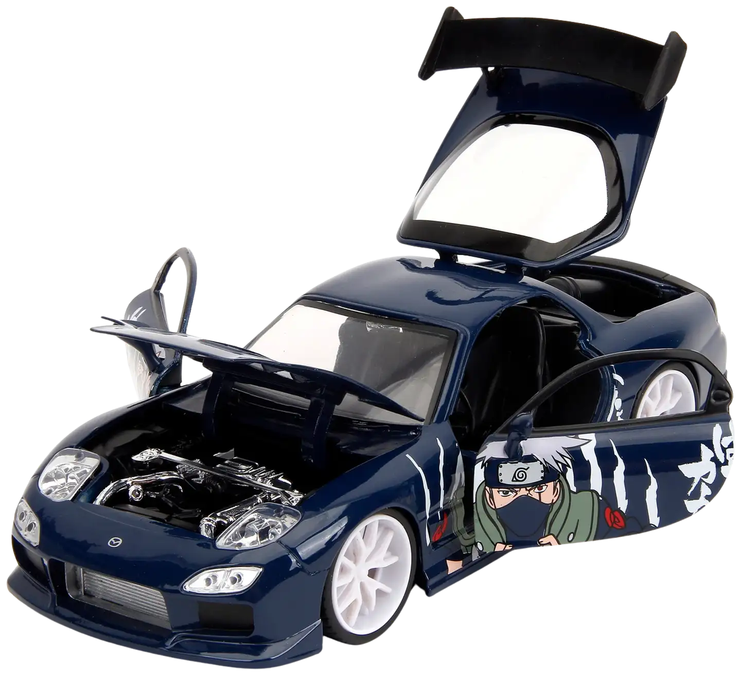 Jada Naruto Shippuden Kakashi Hatake ja 1993 Mazda RX-7, 20 cm, 1:24, die-cast - 2