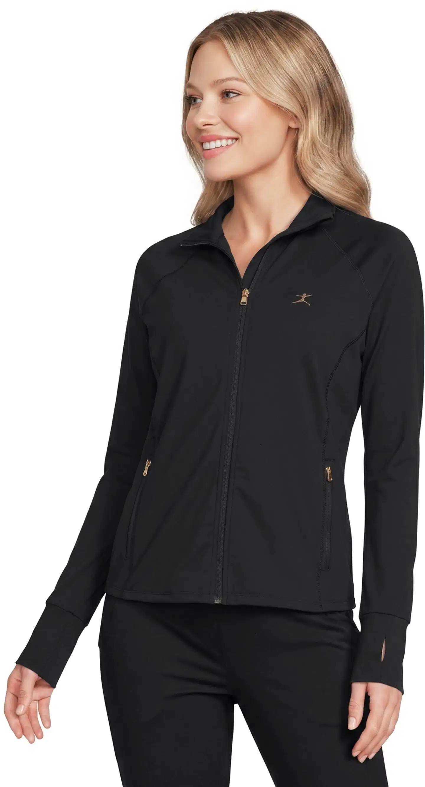 Danskin naisten treenitakki DPS23006 - black - 1