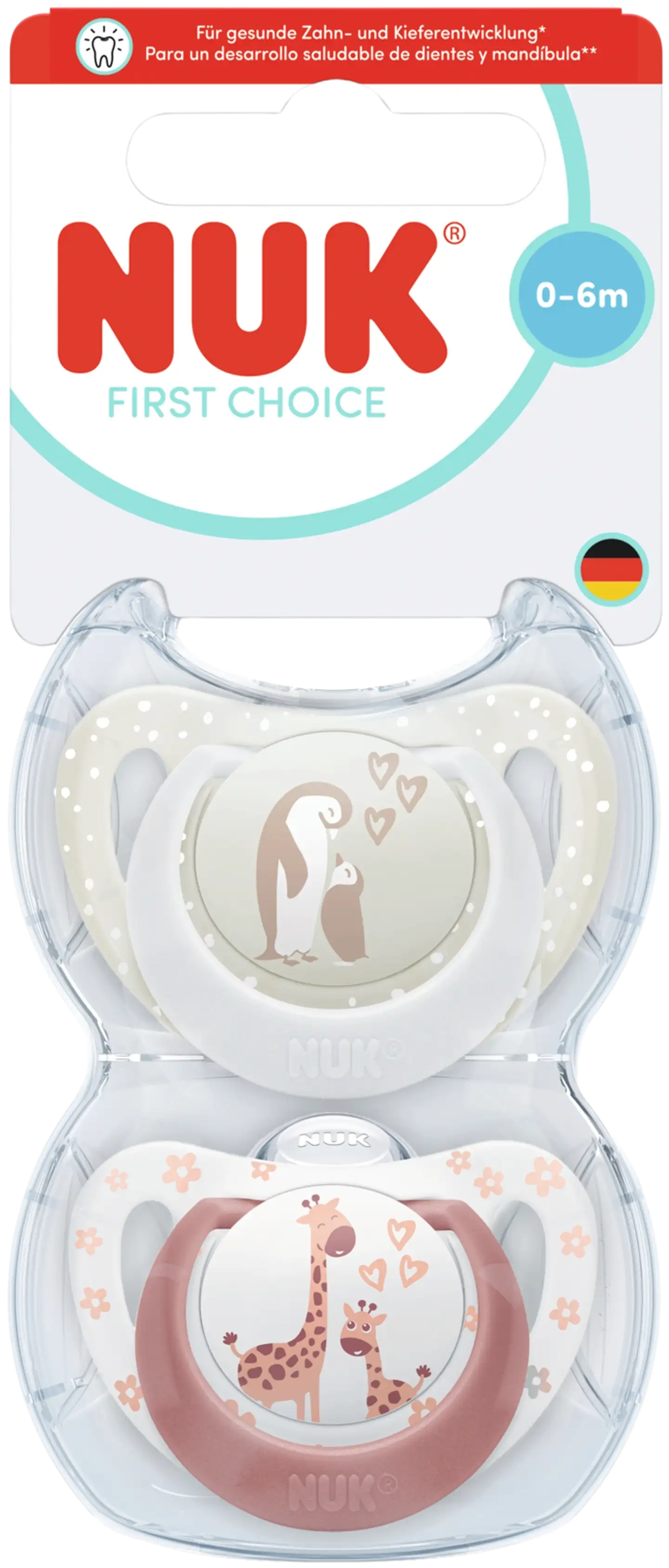 NUK First Choice Huvitutti Koko 1 Air CL1 2/PKT