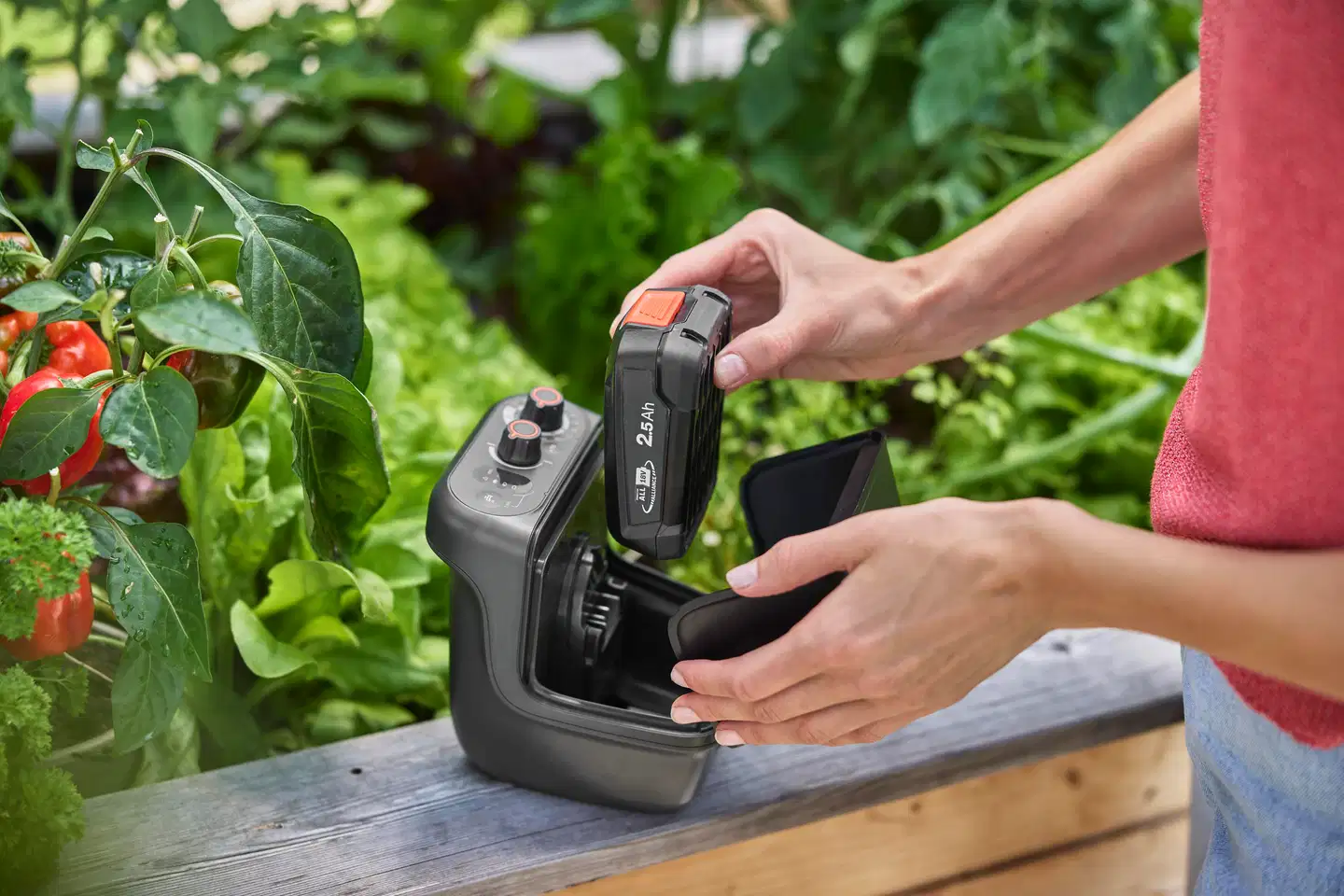 Akkusadevesipainepumppu GARDENA 2600 Comfort 18V P4A sis. akku - 6