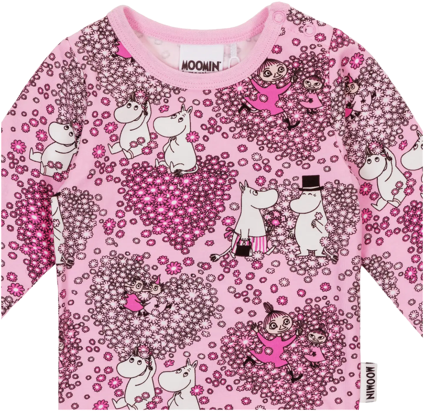 Muumi vauvojen body Ystävät 590973 - Pinkki - 2
