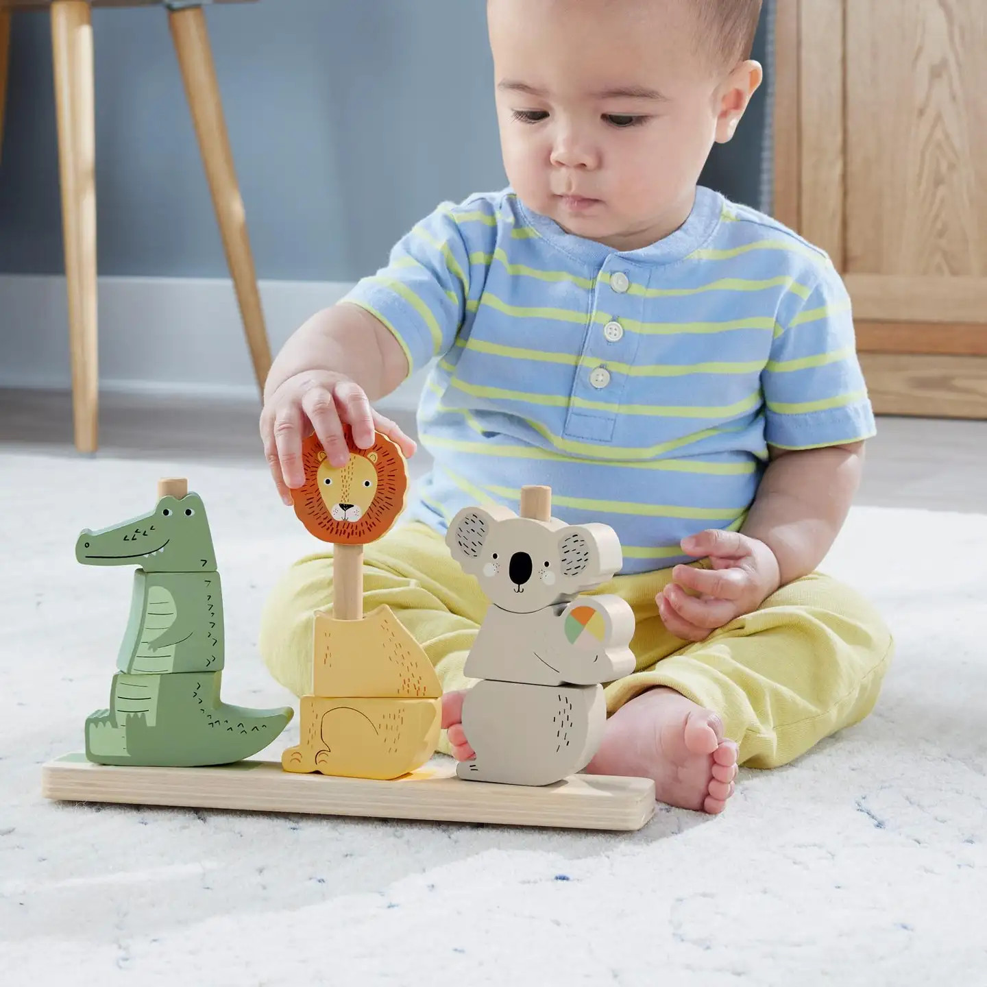 Fisher-Price Stack & Sort puiset pinottavat eläimet - 6