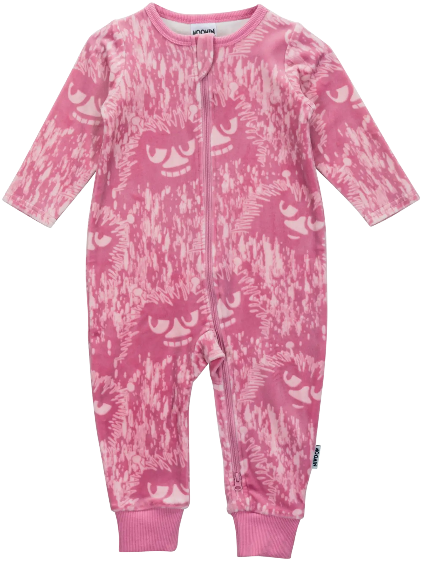 Moomin by Martinex vauvojen veluuripyjama Virne 590523 - Vaaleanpunainen - 1