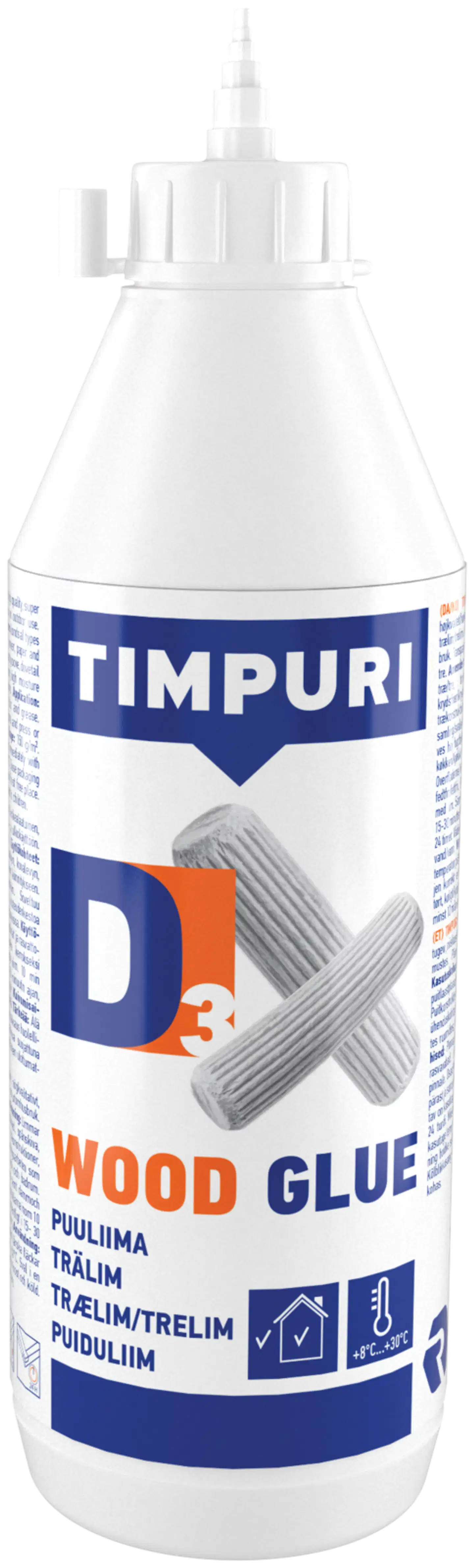 Timpuri puuliima D3 wood glue 750 ml
