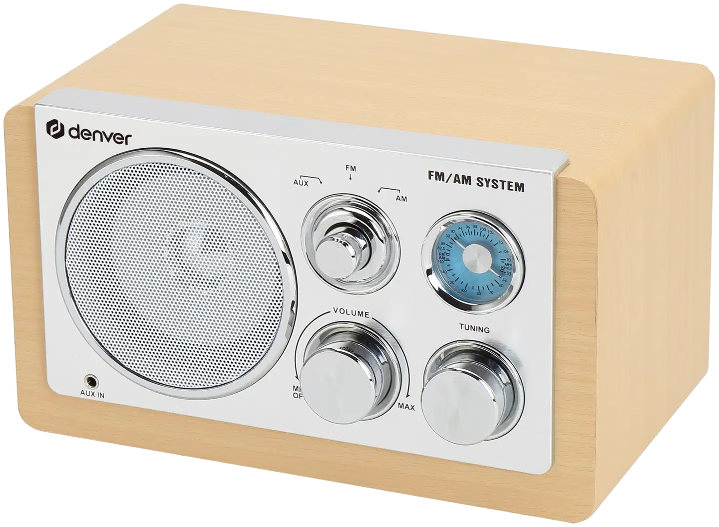 Denver radio TR-63LW vaalea puu - 2