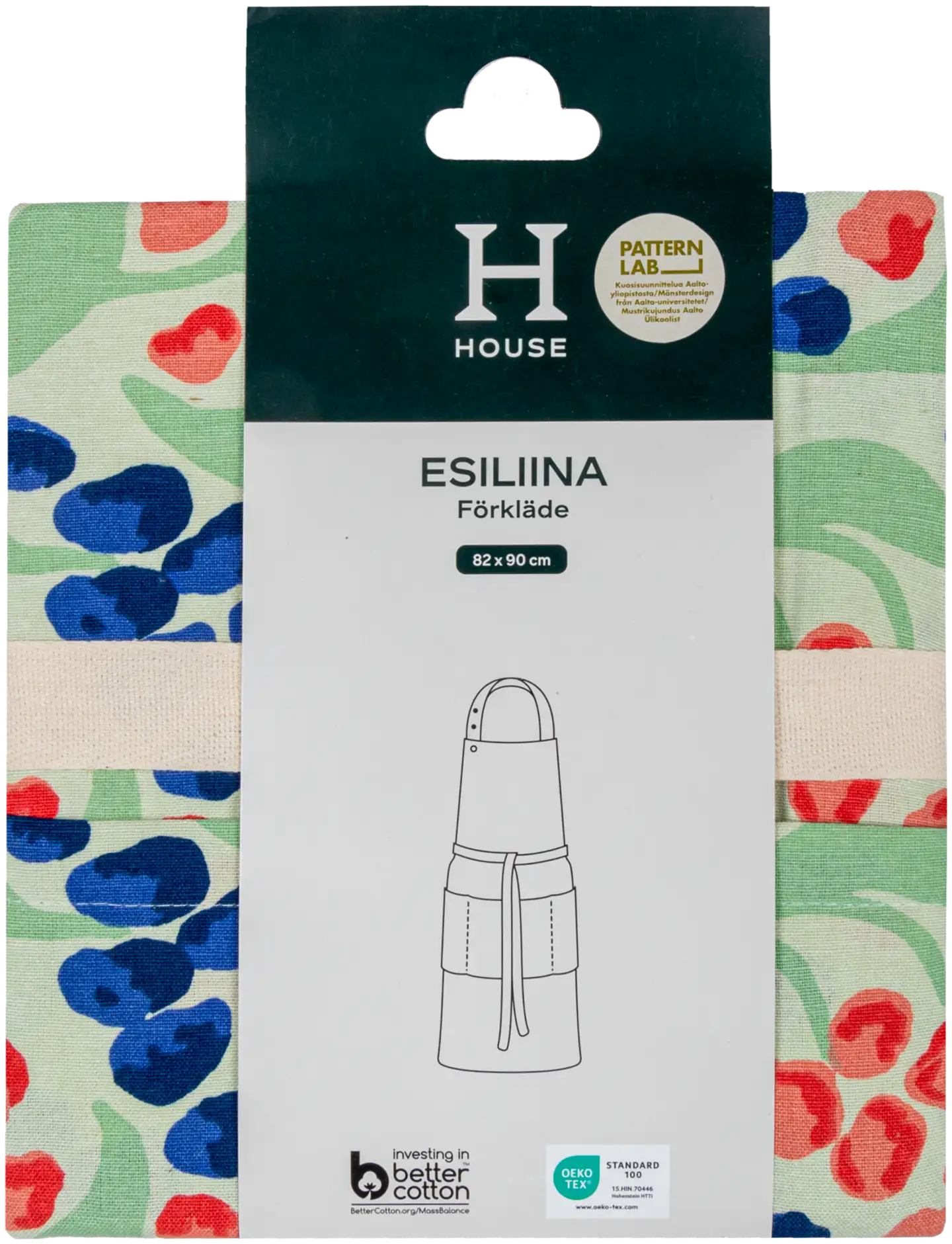 House esiliina Grapes 82x90cm vihreä/sininen/punainen PatternLab - 2