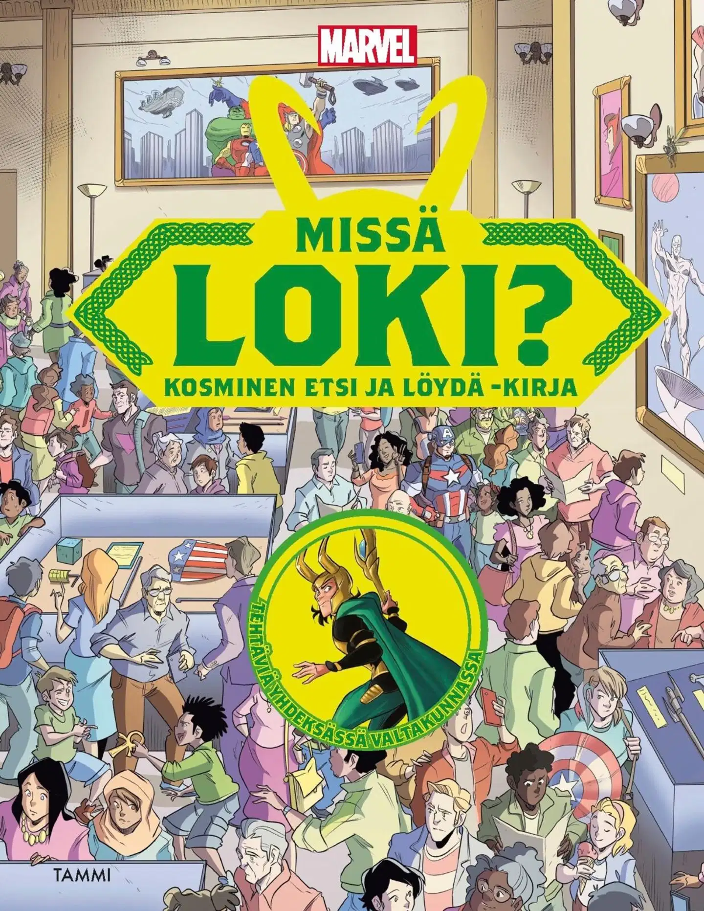 Marvel. Missä Loki? Kosminen etsi ja löydä -kirja - Tehtäviä yhdeksässä valtakunnassa