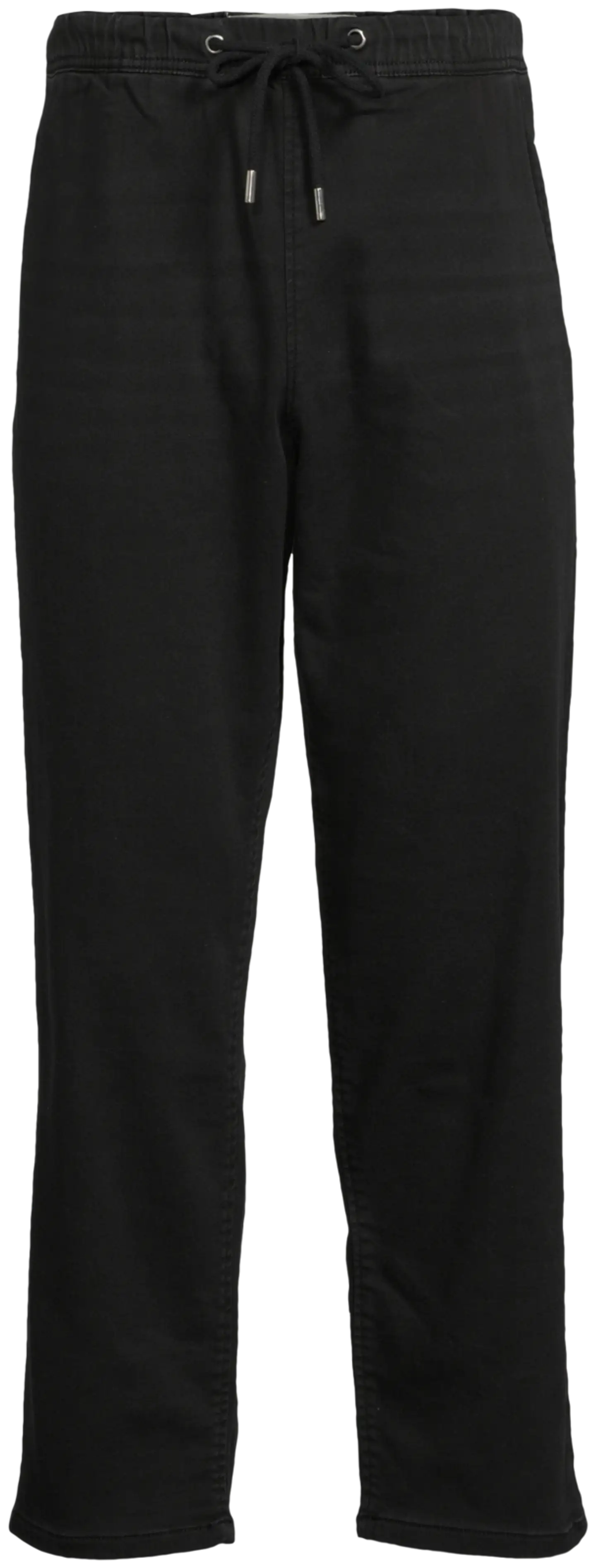 WKLY. miesten denim-joggerit 202W042604 - Black denim washed - 2