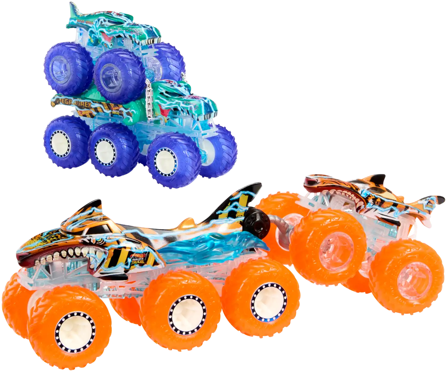 Hot Wheels Monster Trucks Power Smashers -monipakkaus - 2