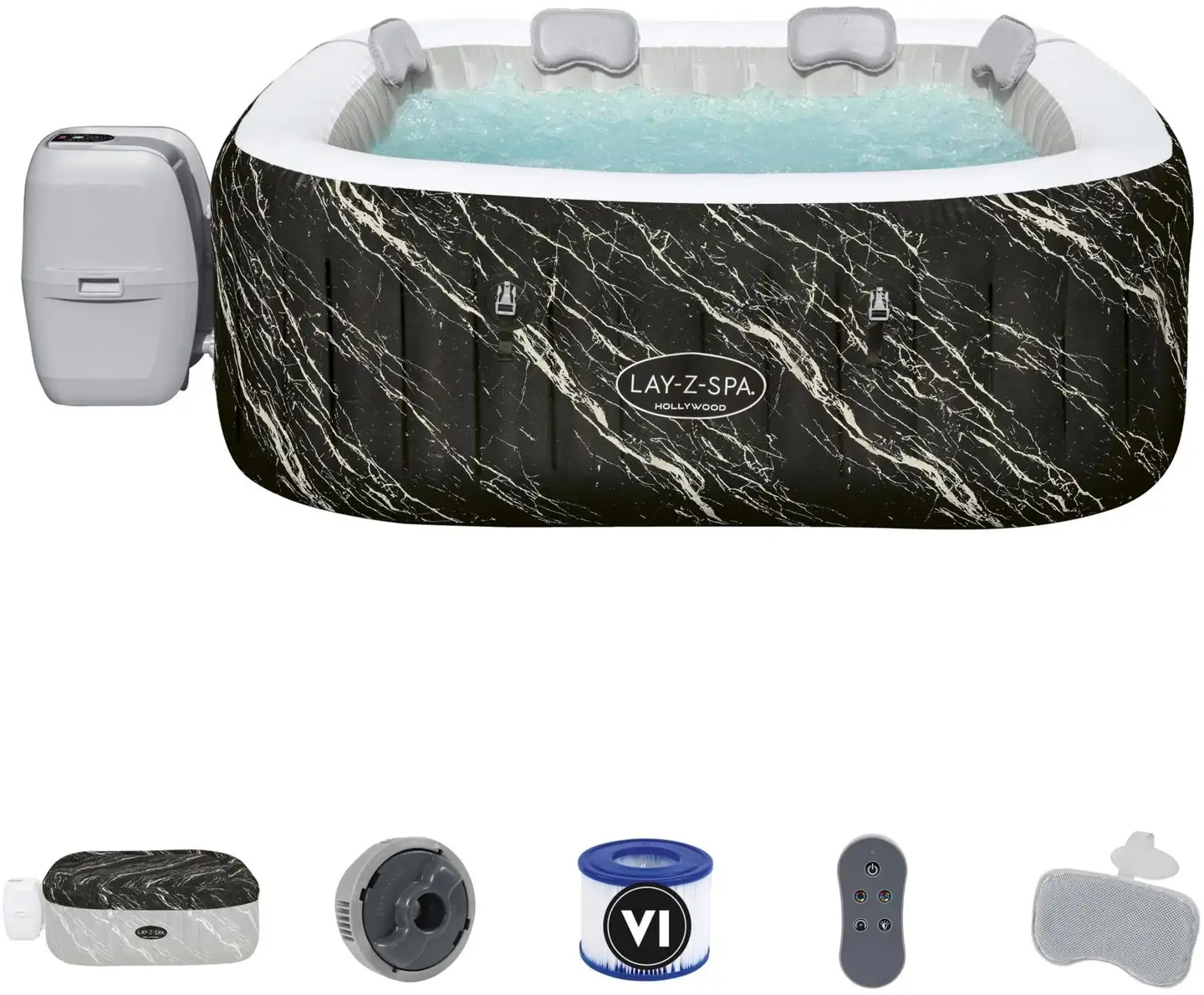 Lay-Z-Spa Hollywood Luxe Airjet 180X180X66 Cm - 2