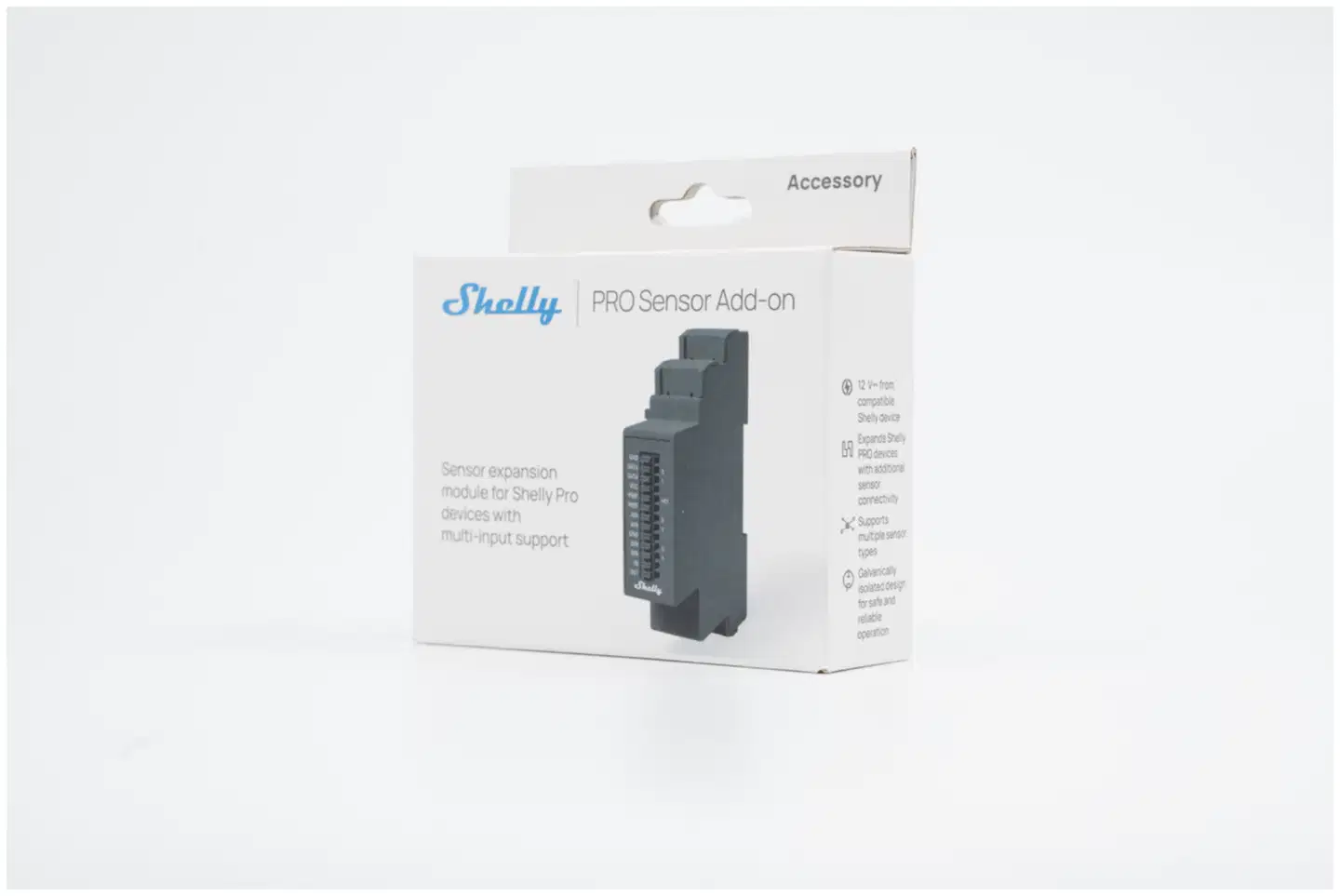 Shelly PRO Sensor Add-on - Anturilisäosa Shelly Pro -laitteille - 4