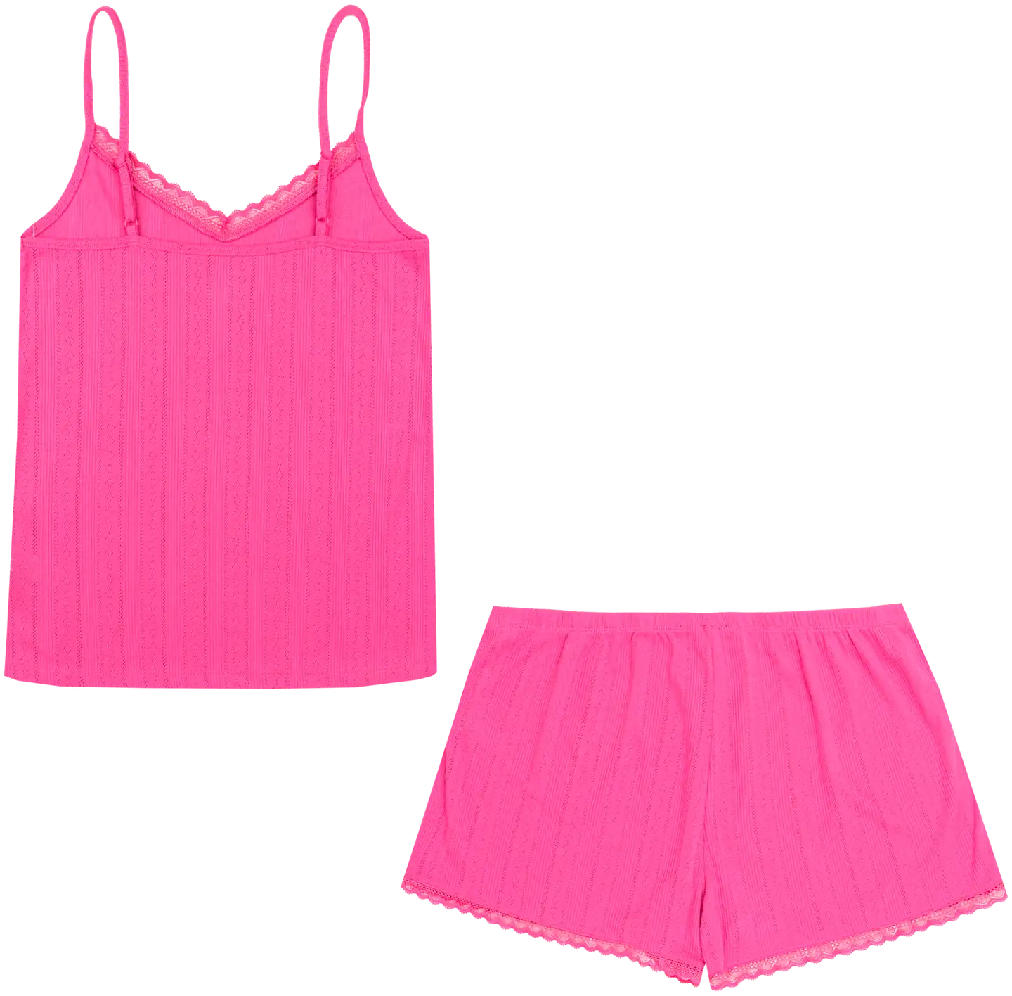 TEX naisten shortsipyjama I982740 - Fuchsia - 2