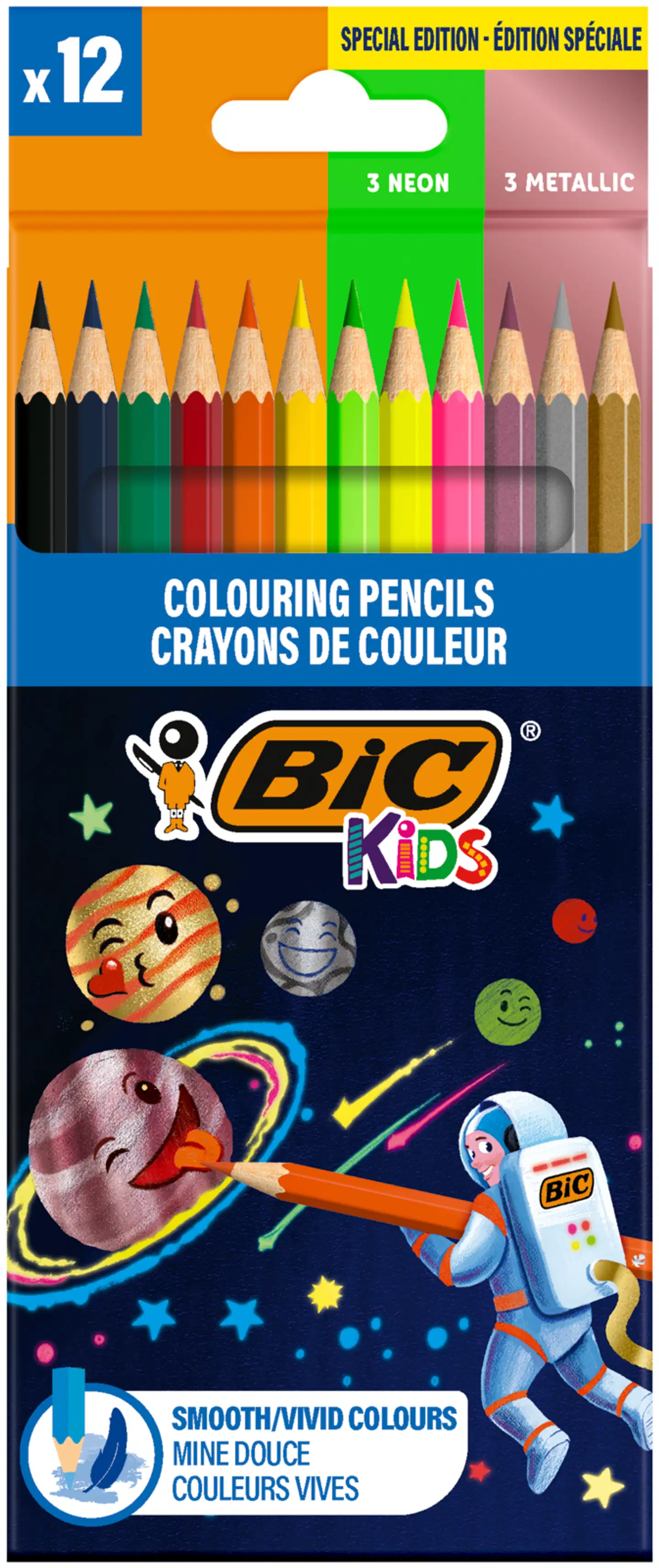 Bic Lyijyvärikynät Kids Cosmo 12 pack