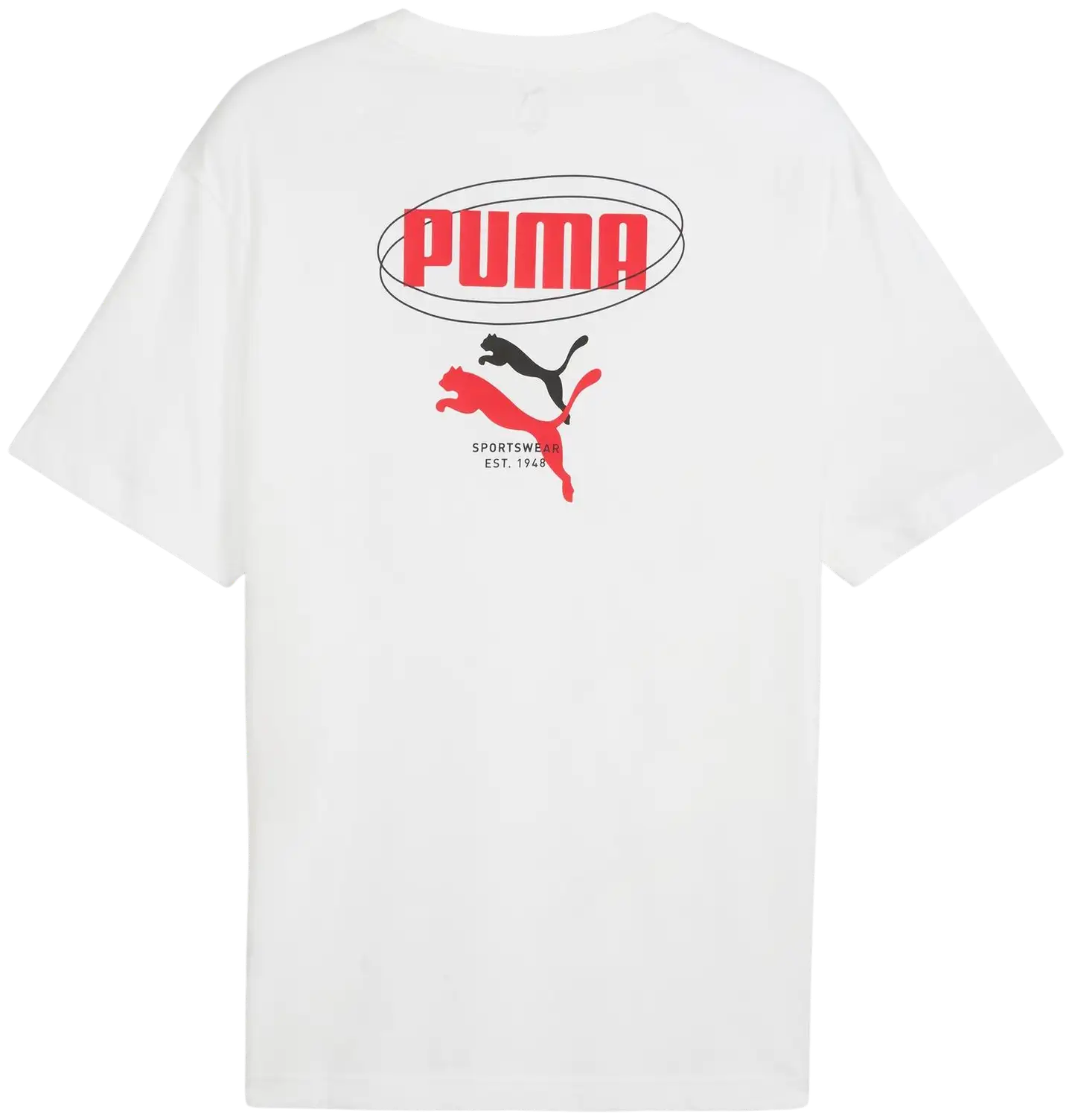 Puma miesten t-paita Ess Logo Lab Relaxed - Puma White - 2