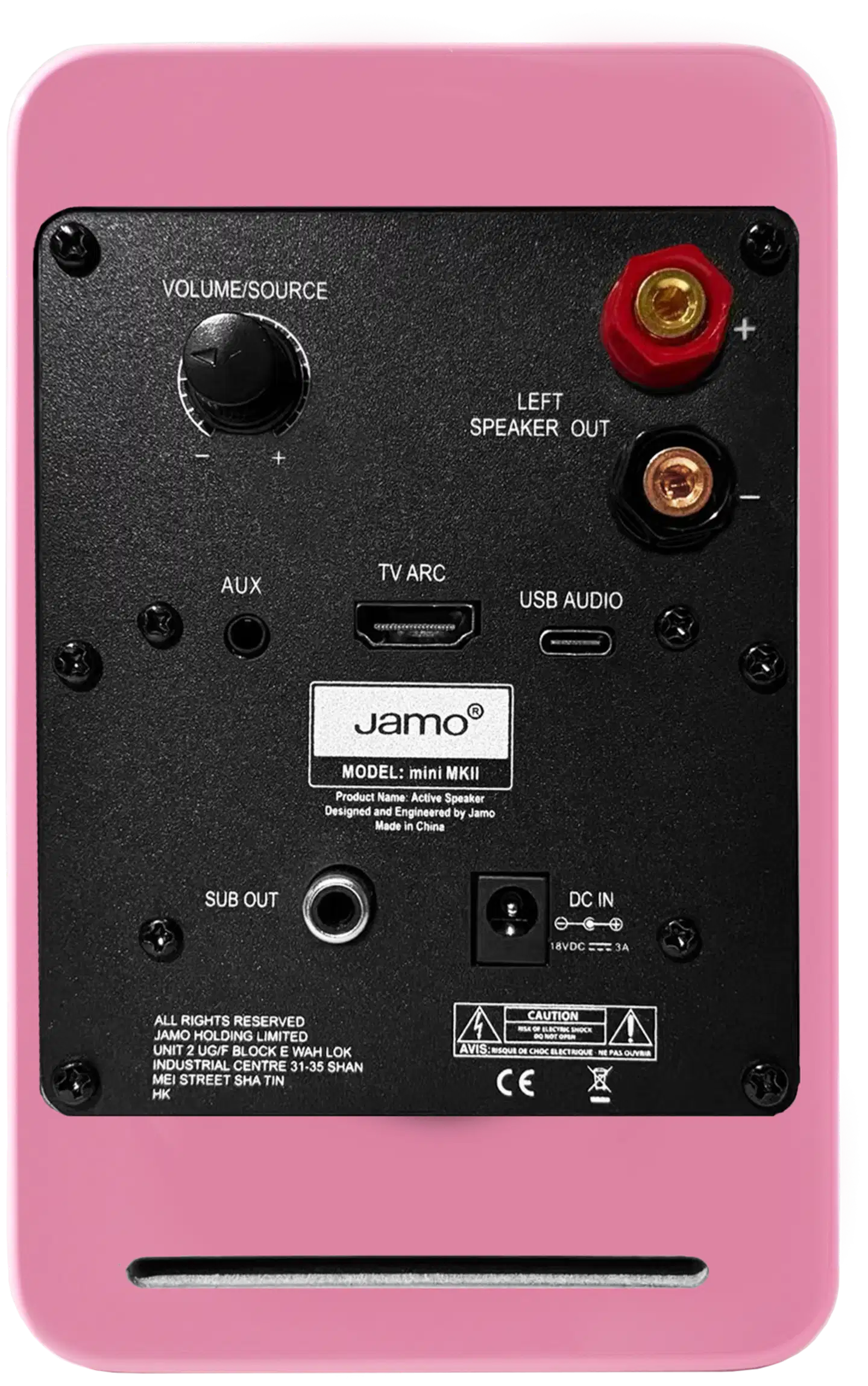 Jamo aktiivikaiutinpari Mini MKII High Gloss Pink - 3